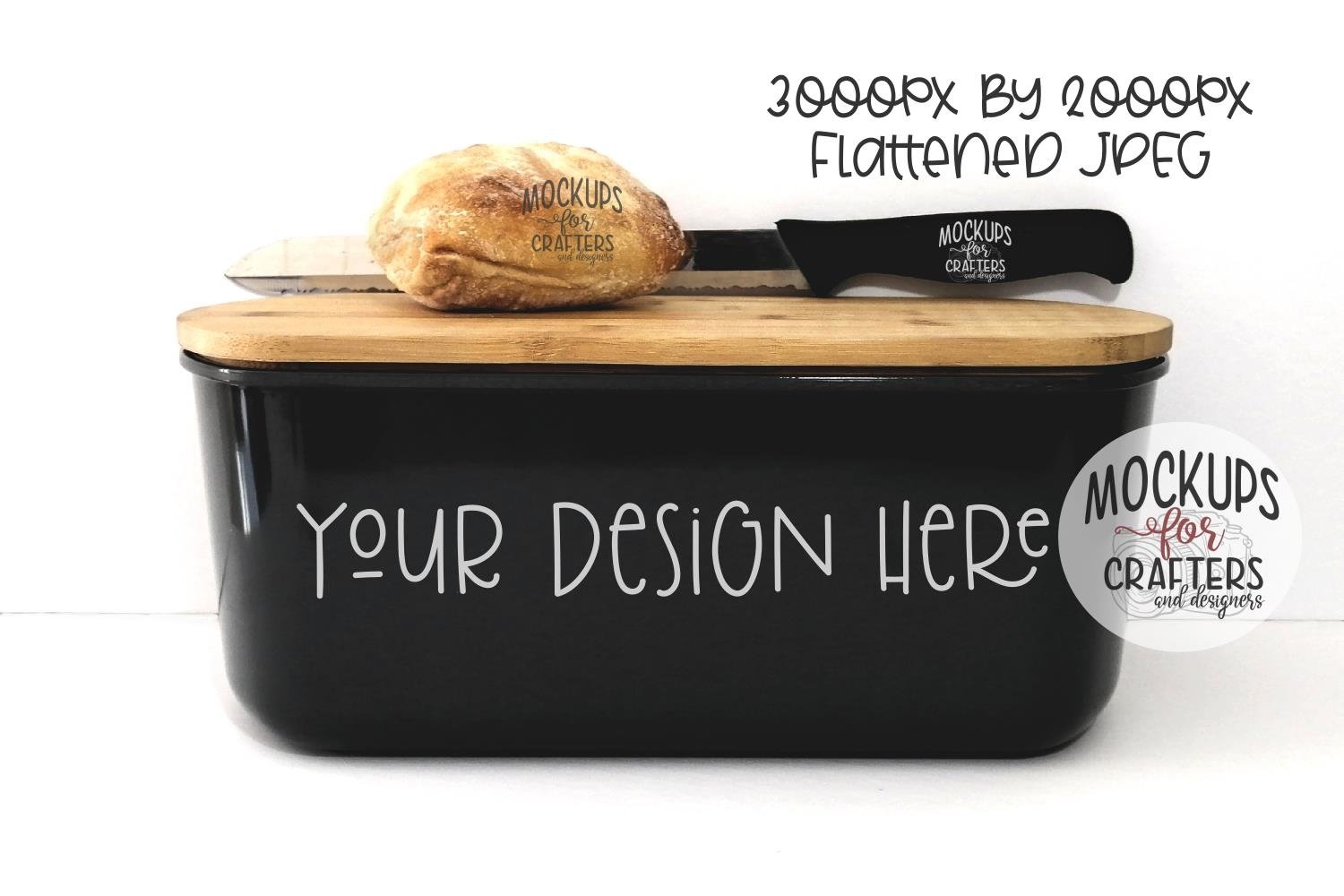 Bread Box, Black, Dollarama, Canadian (486620) Household Design Bundles