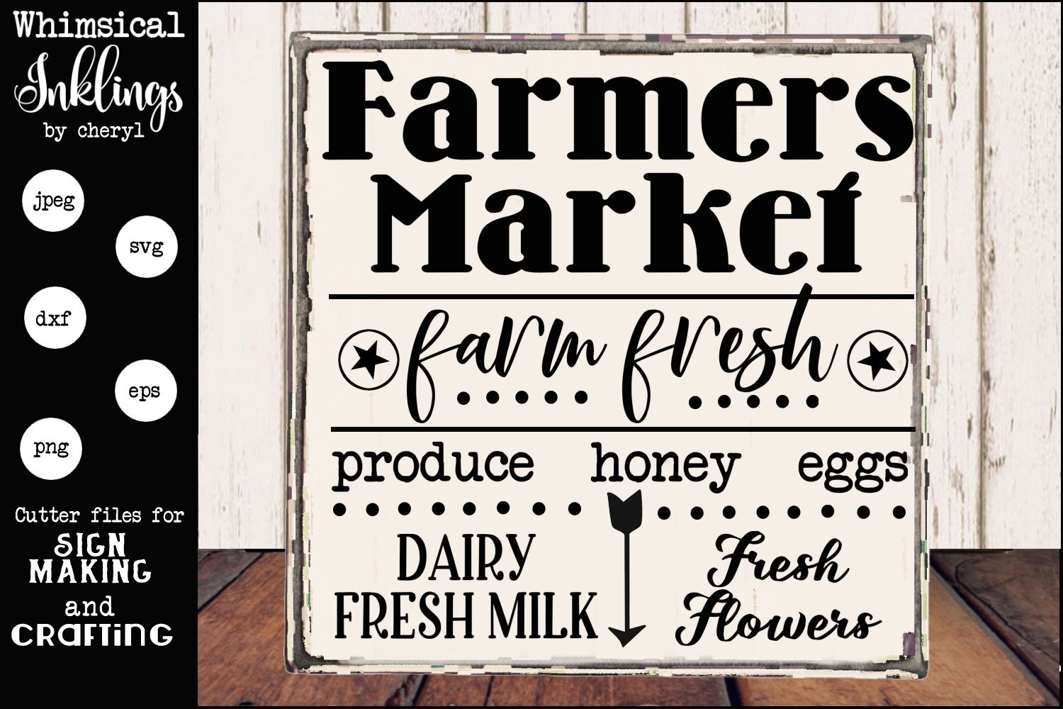 Farm Fresh Farmers Market SVG (215622) | SVGs | Design Bundles