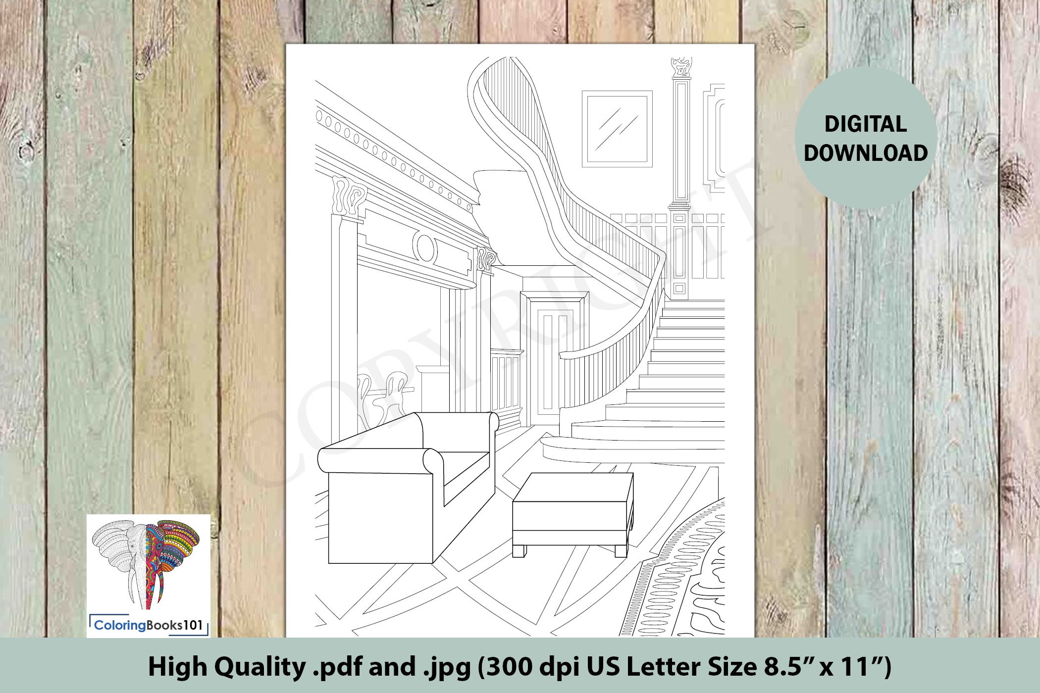 Castle Wall Coloring Page