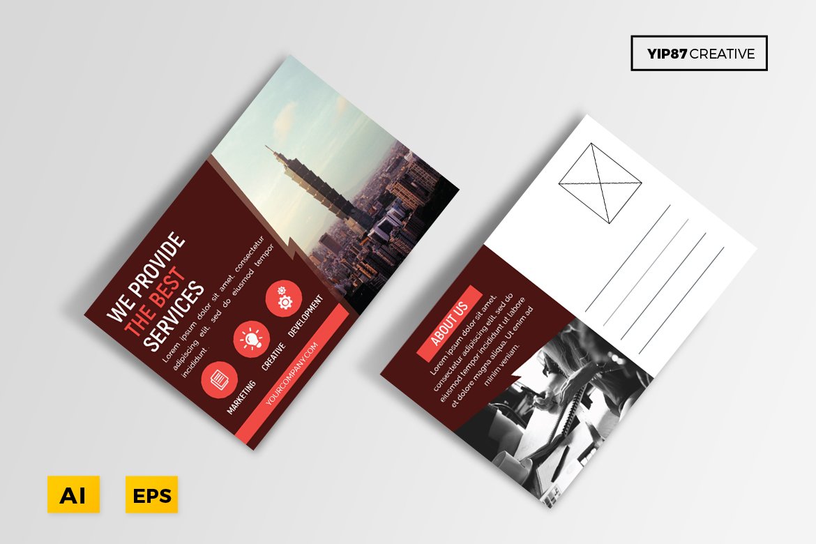 Business Postcard (173349) Card Making Design Bundles