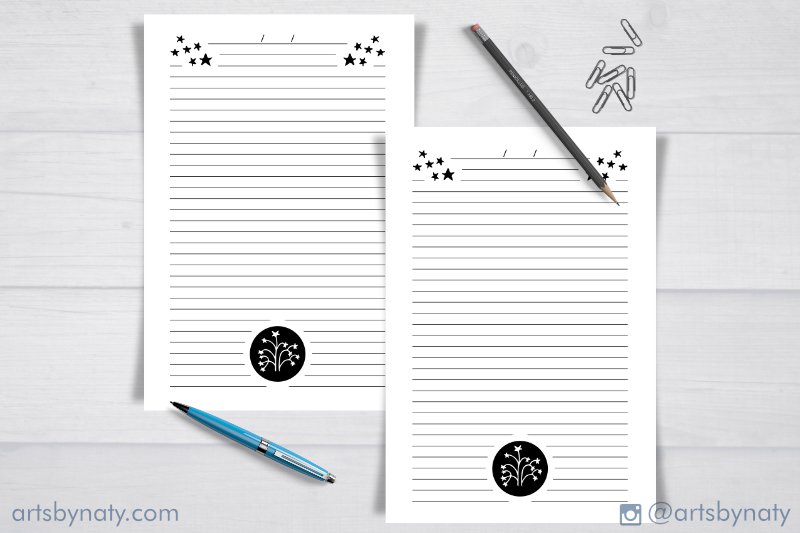 Little star Journal for KDP interior printable 3. (907168) | Inserts ...