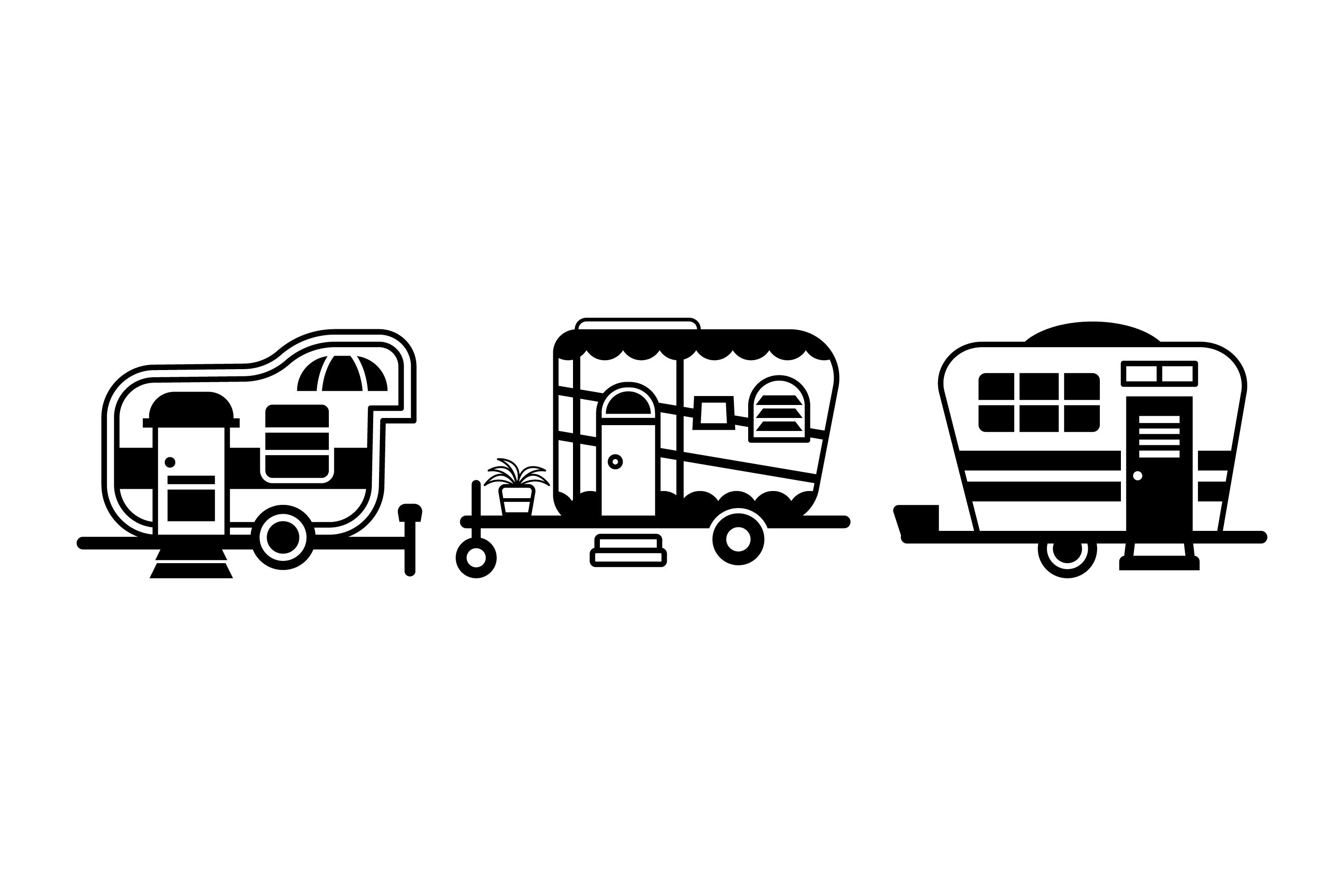 Happy camper cuttable design