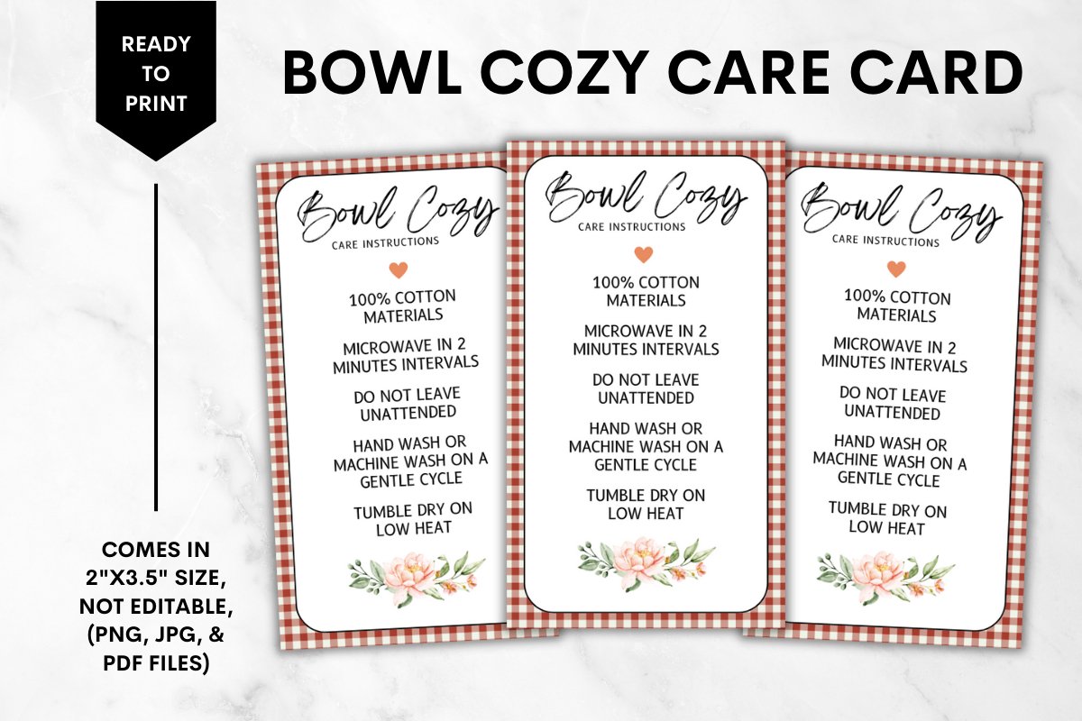 printable-bowl-cozy-care-card-gingham-2 for Free Printable Bowl Cozy Template Printable Bowl Cozy Care Card - Gingham 2 for Free Printable Bowl Cozy Template