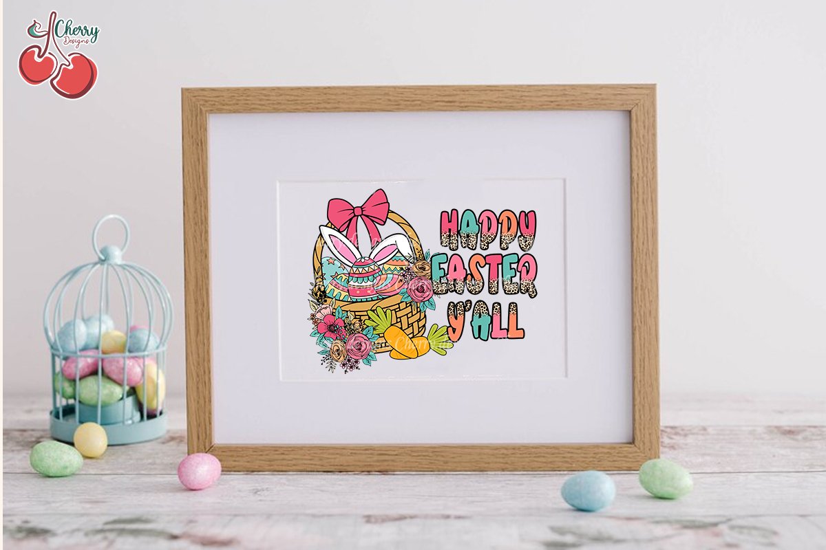 シーグラスアート『 Happy Easter～Cocktail.。.:*☆～』 Crocette A Gogo Hello Easter - Cross Stitch Pattern - 123Stitch