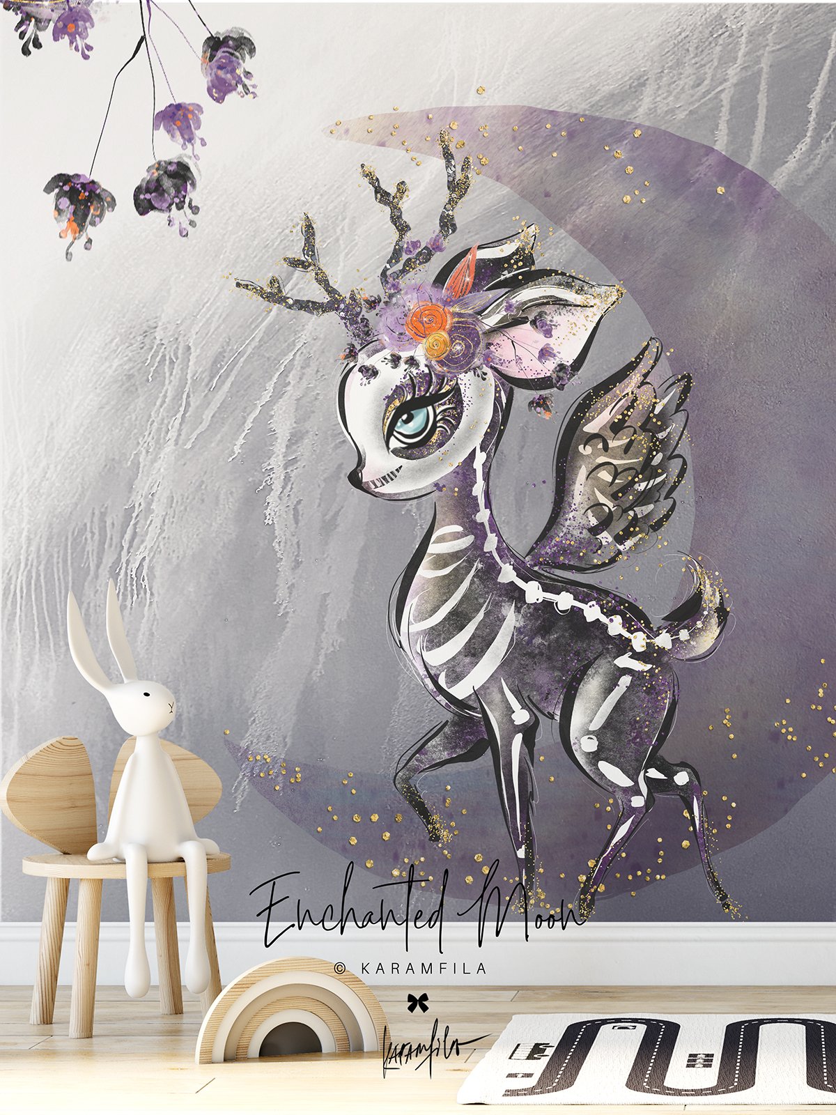 Gothic Halloween Clipart (648989) | Patterns | Design Bundles