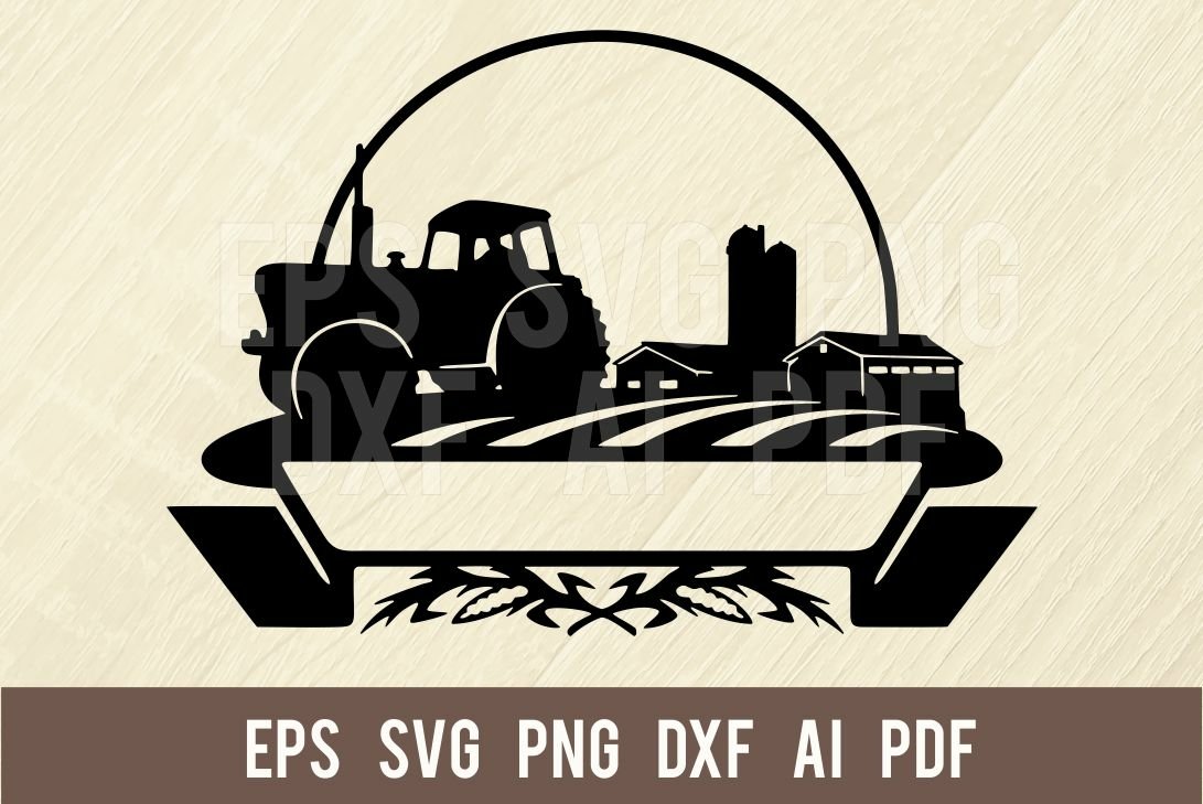 Download Farm Stencil Farm Life Svg Farmhouse Dxf Vector Cut File 1275859 Cut Files Design Bundles