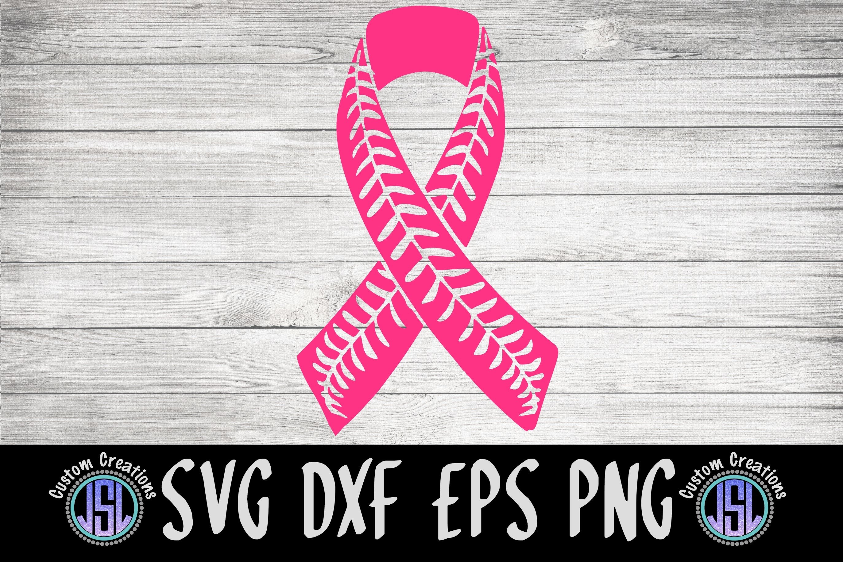 Ribbon with Laces Breast Cancer Awareness SVG DXF EPS PNG (933343) Cut Files Design Bundles