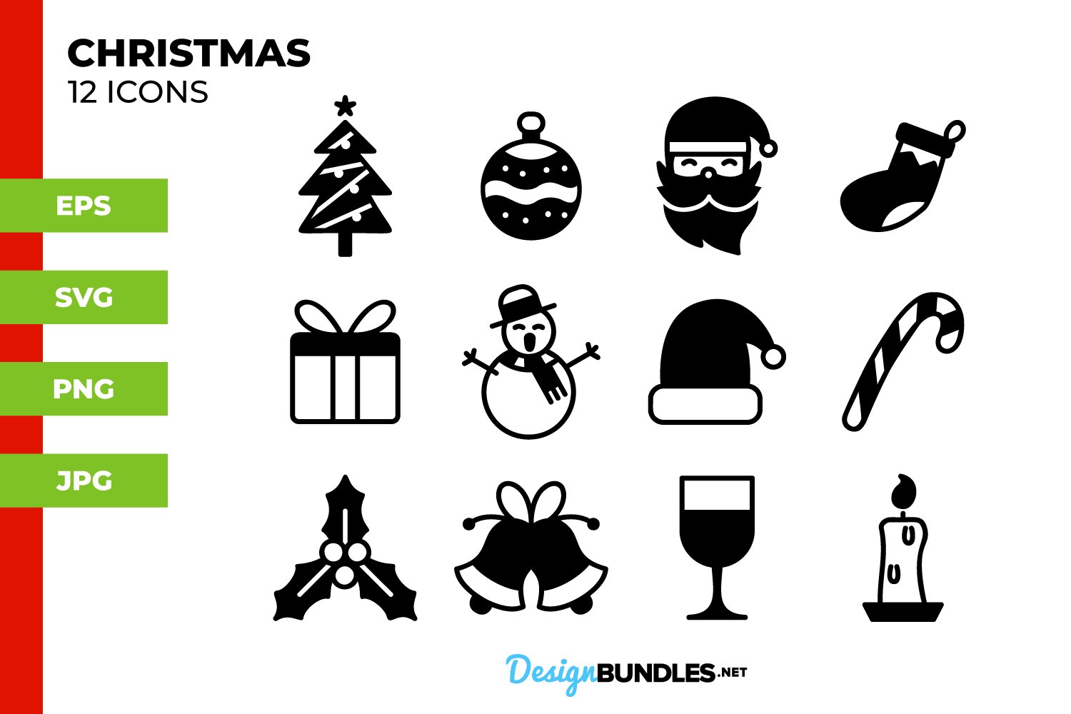 Christmas Glyph Icons christmas-glyph-icons