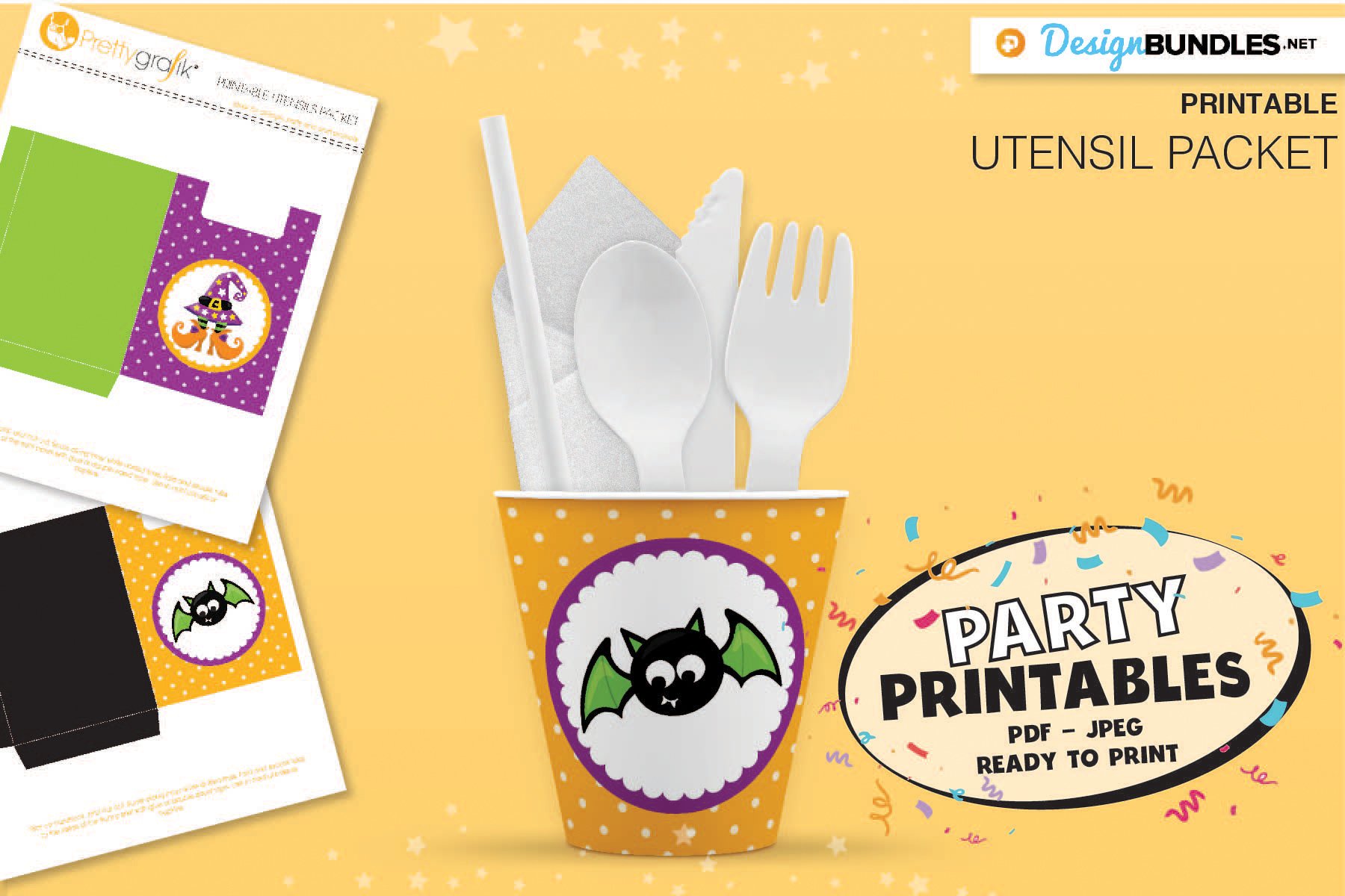 Printable Halloween Party favor box - Printable Party