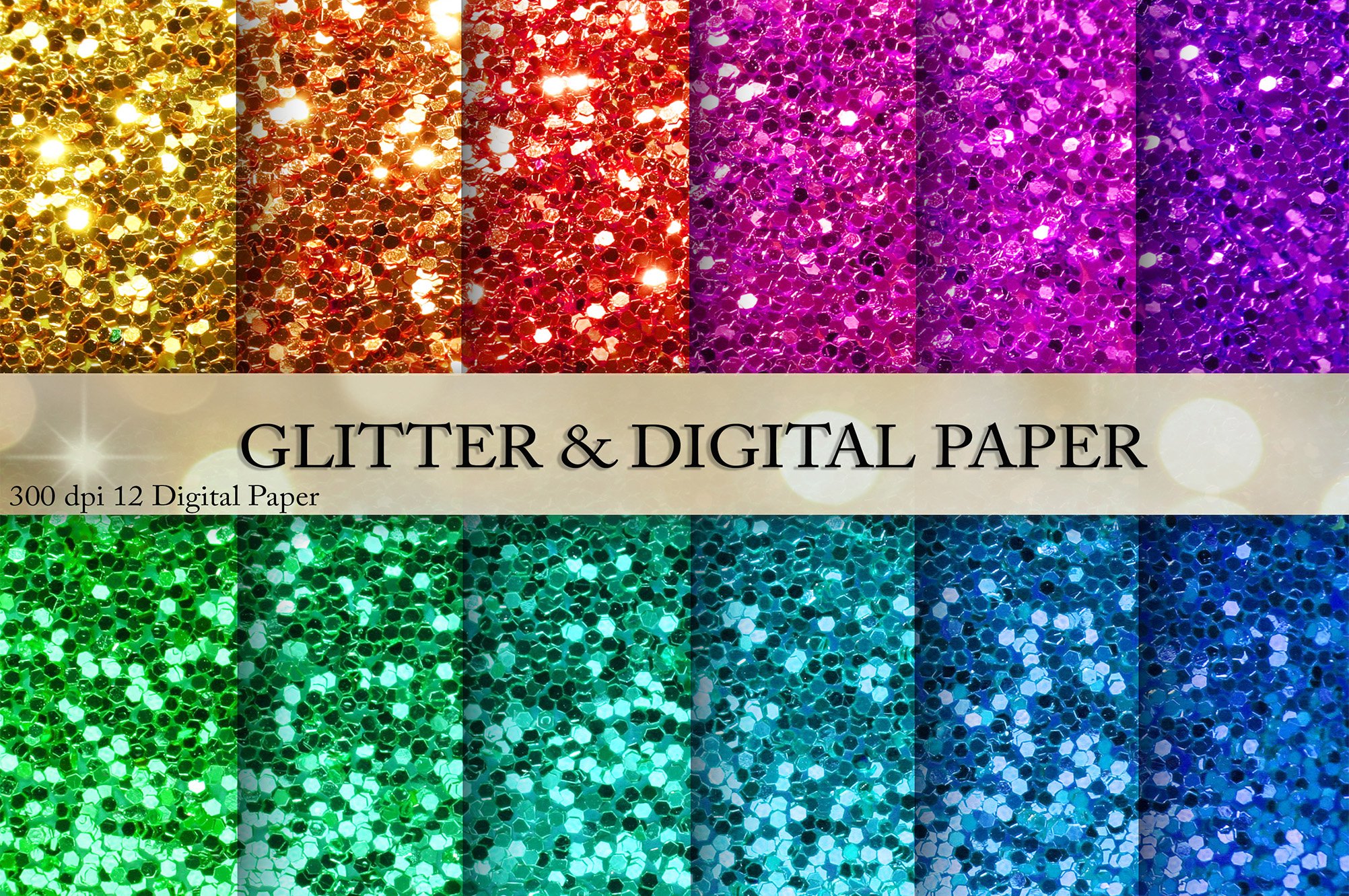 Glitters Digital Paper