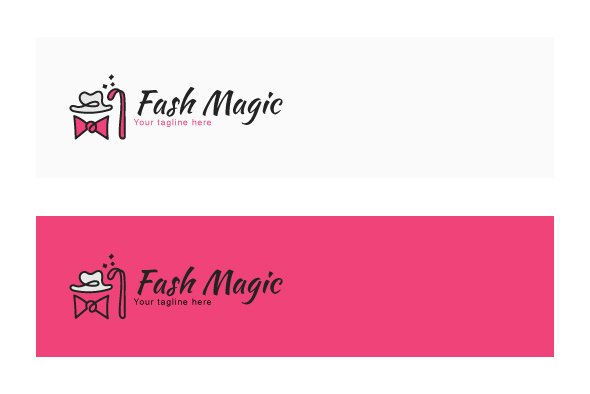 Fash Magic - Fashion Store Iconic Stock Logo Template (26216) | Logos ...