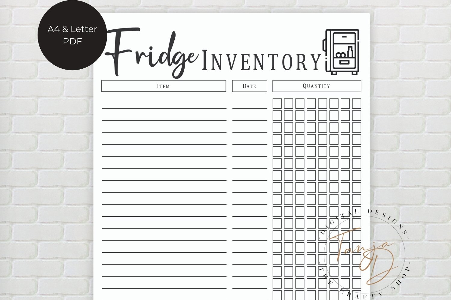 Fridge Inventory Printable, Fridge Inventory Checklist fridge-inventory-printable-fridge-inventory-checklist