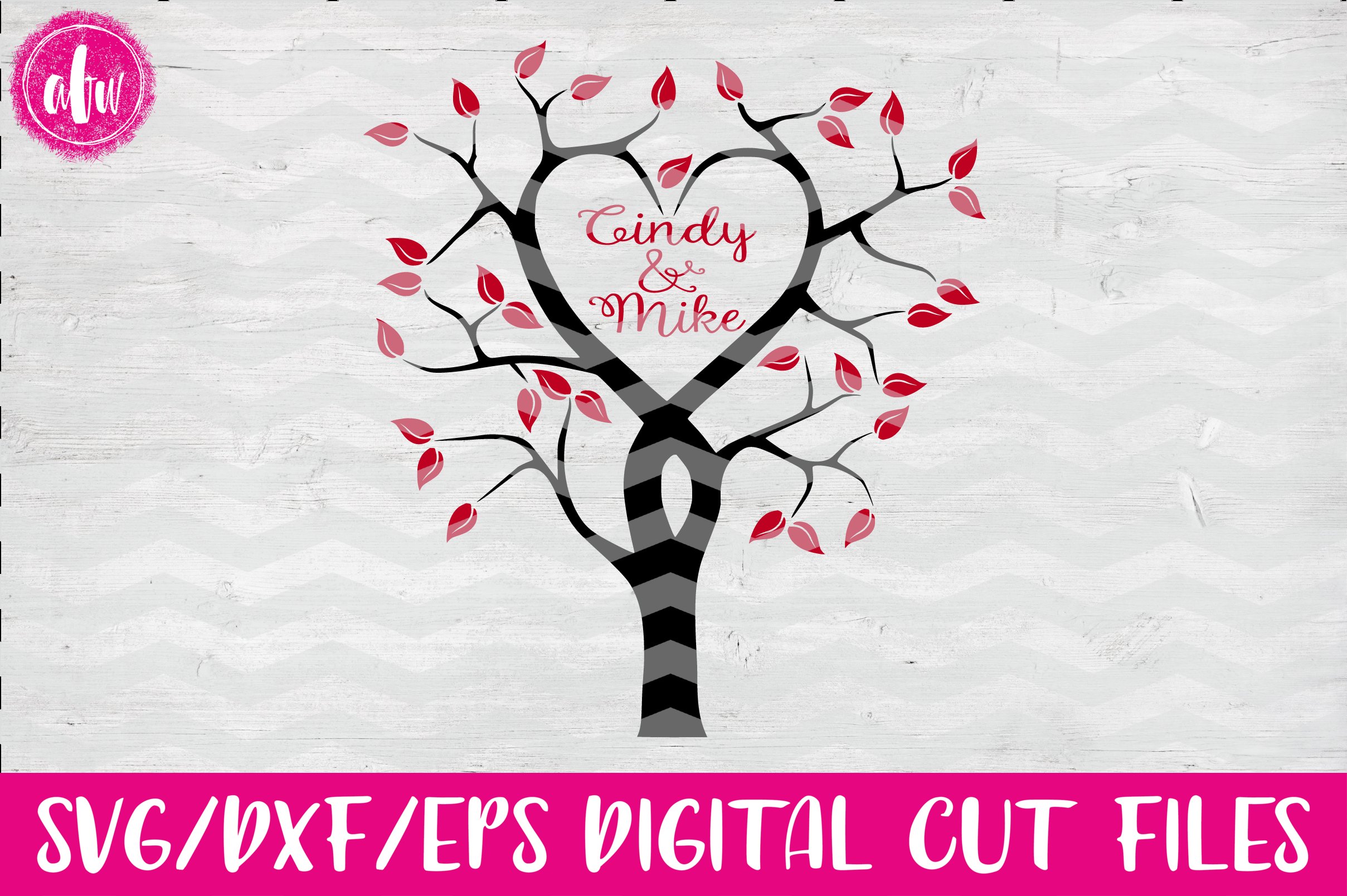 Tree With Heart SVG
