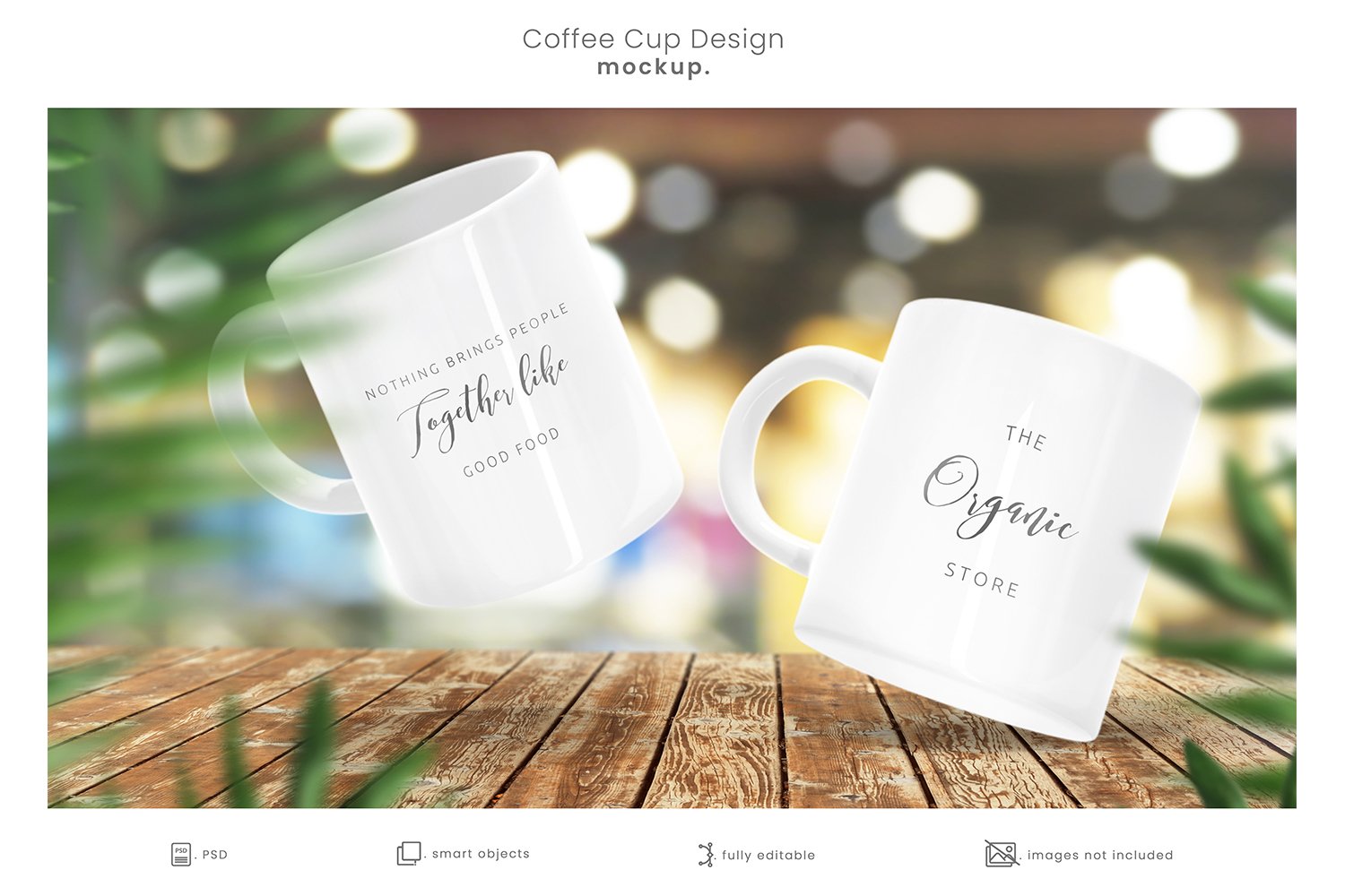 Download Coffee Mug Mockup On Shop Table 2 1349462 Products Design Bundles