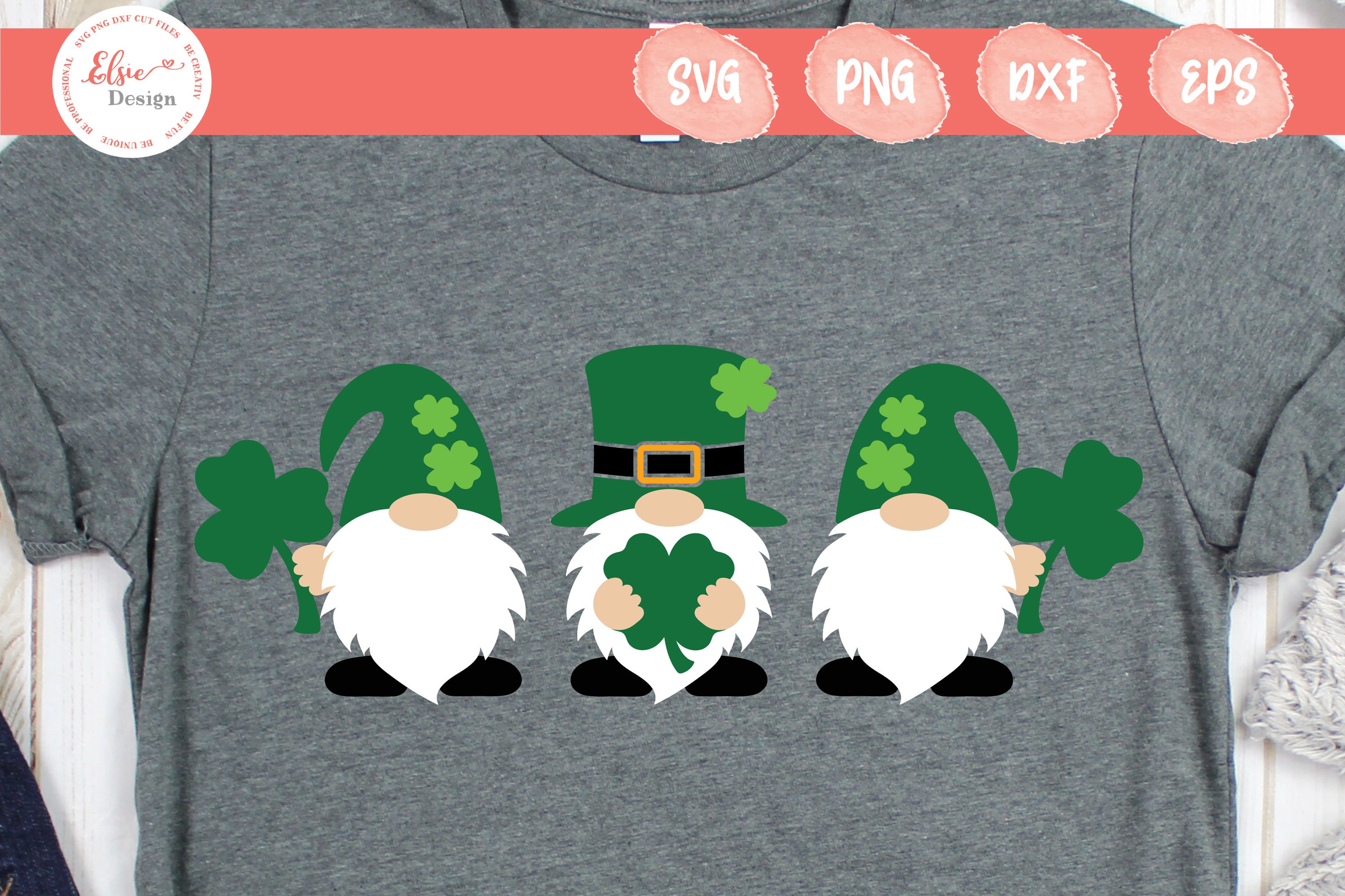 Irish Gnomes SVG Cut Files (455637) Cut Files Design Bundles