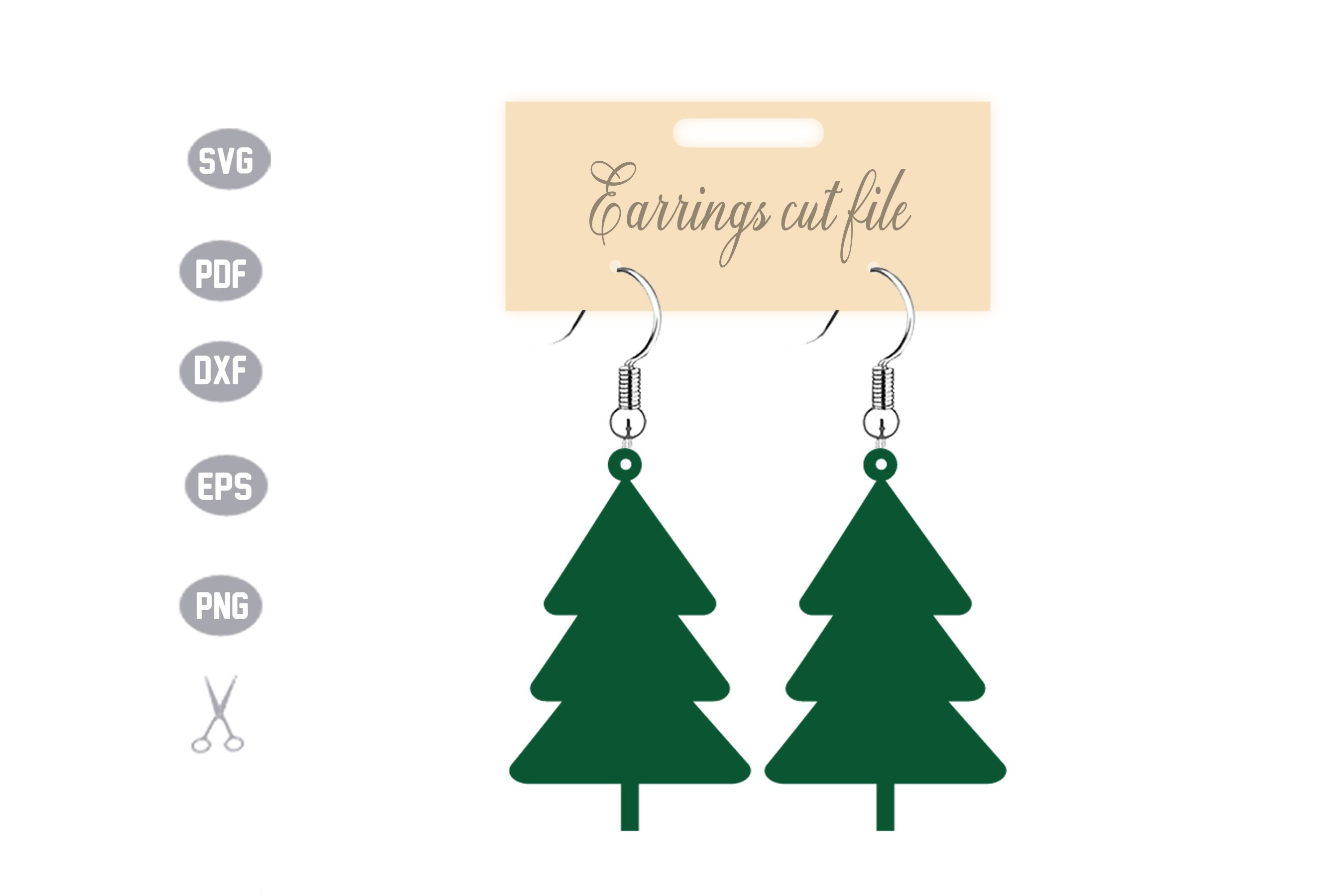 Download Earrings Template Svg