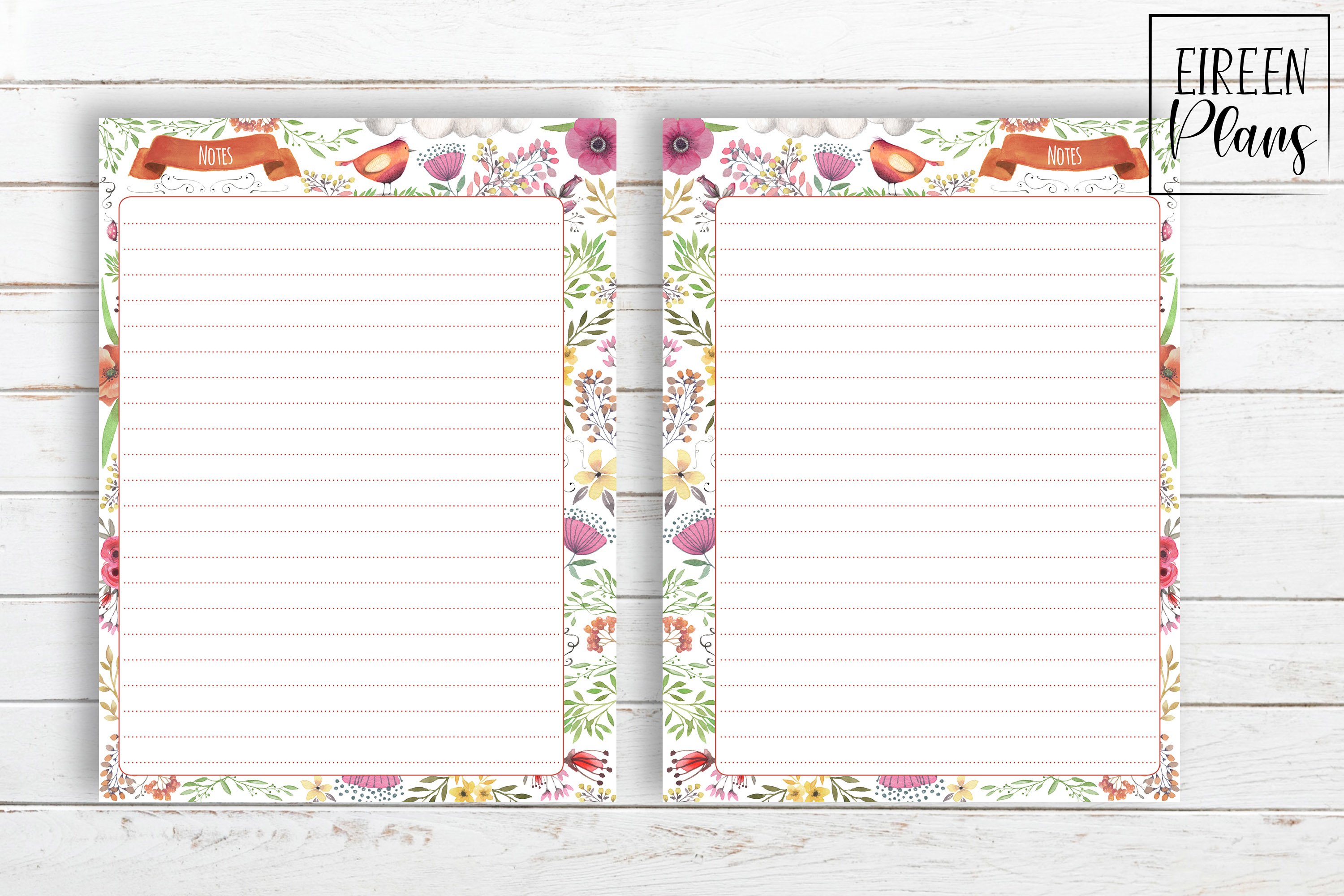 Notes Printable for Classic Happy Planner (234970) | Inserts | Design ...