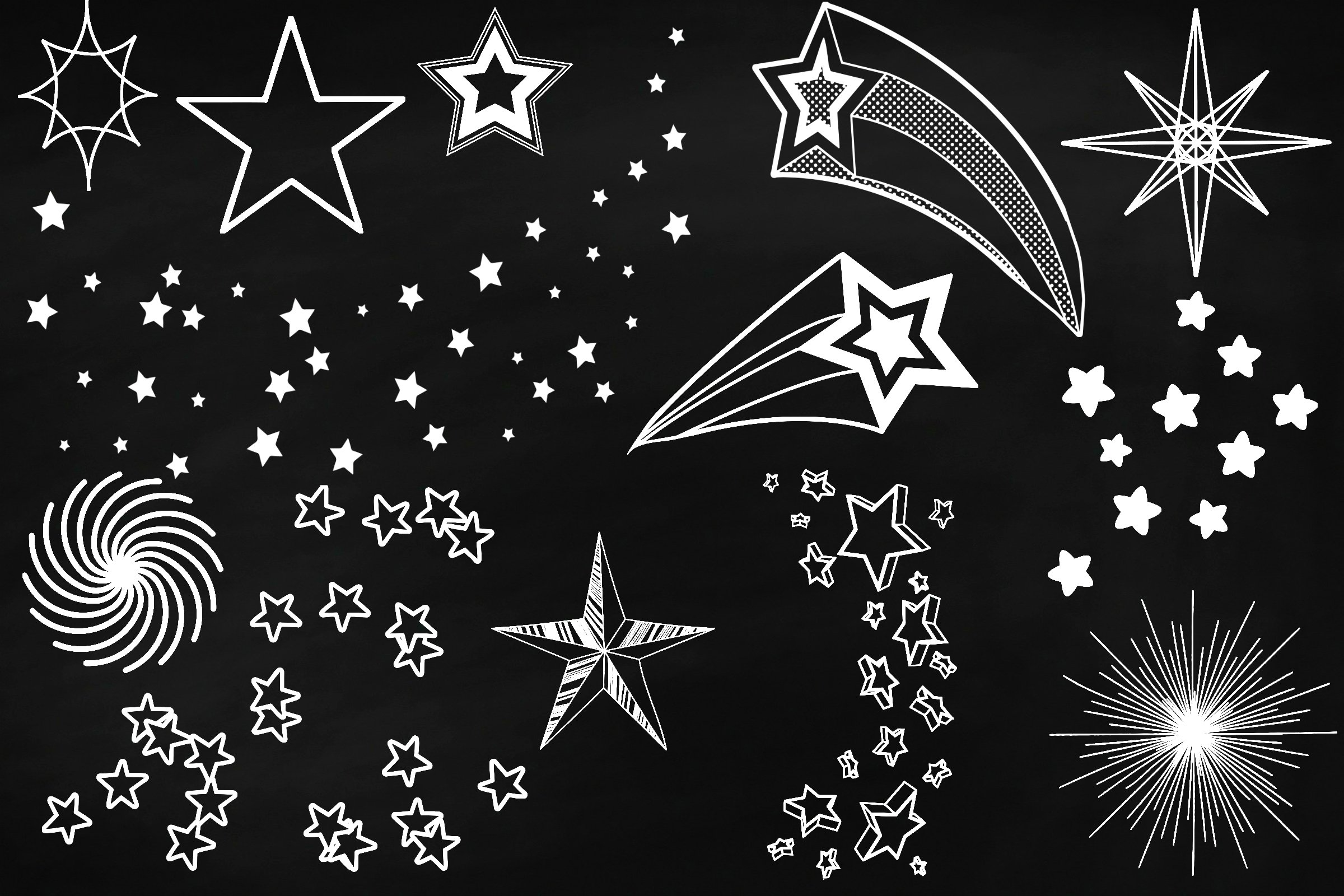 Chalk Sky Doodles And Rain Overlay Clip Art 162296
