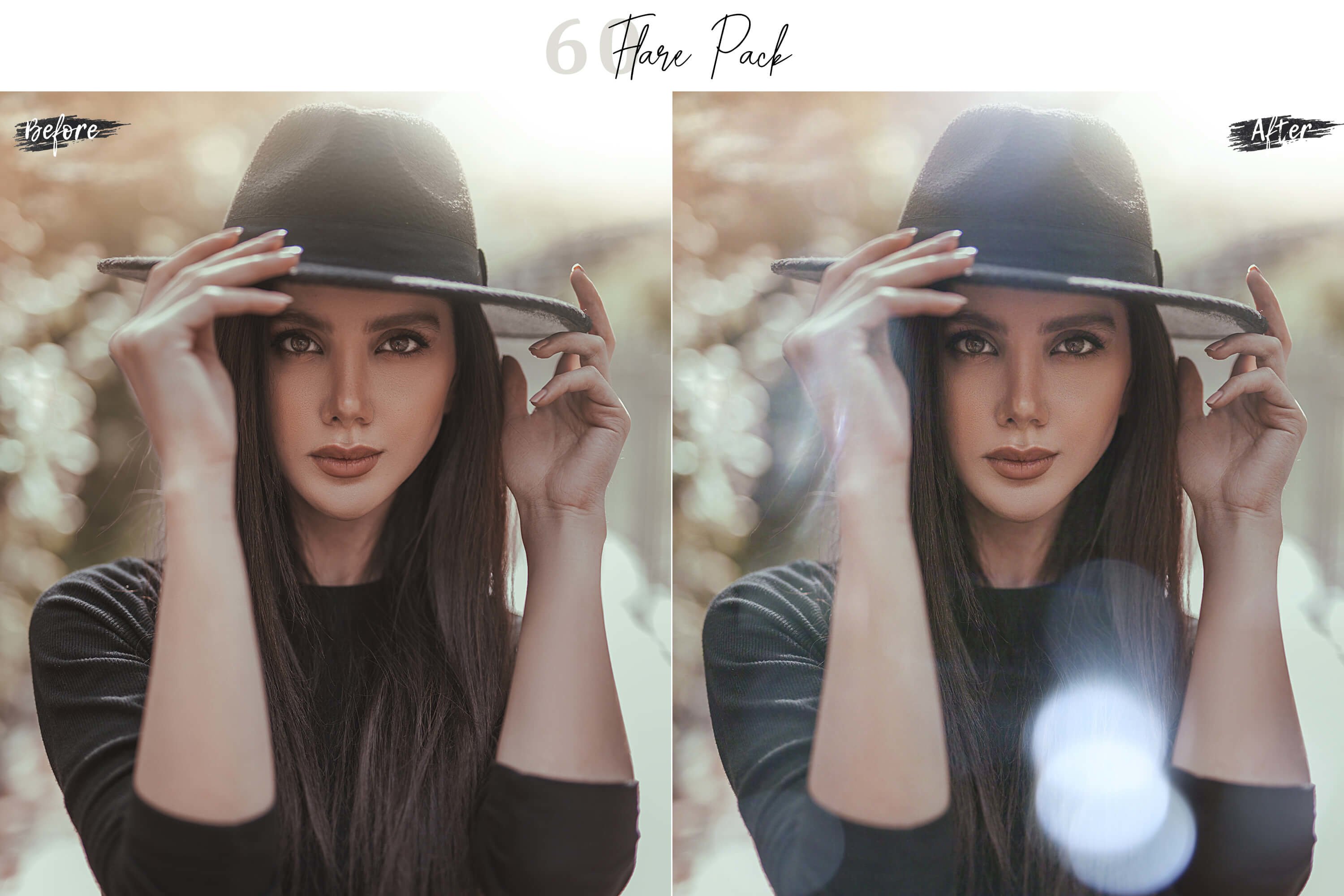 60 Flare Pack 03 lights Effect Photo Overlays example image 6