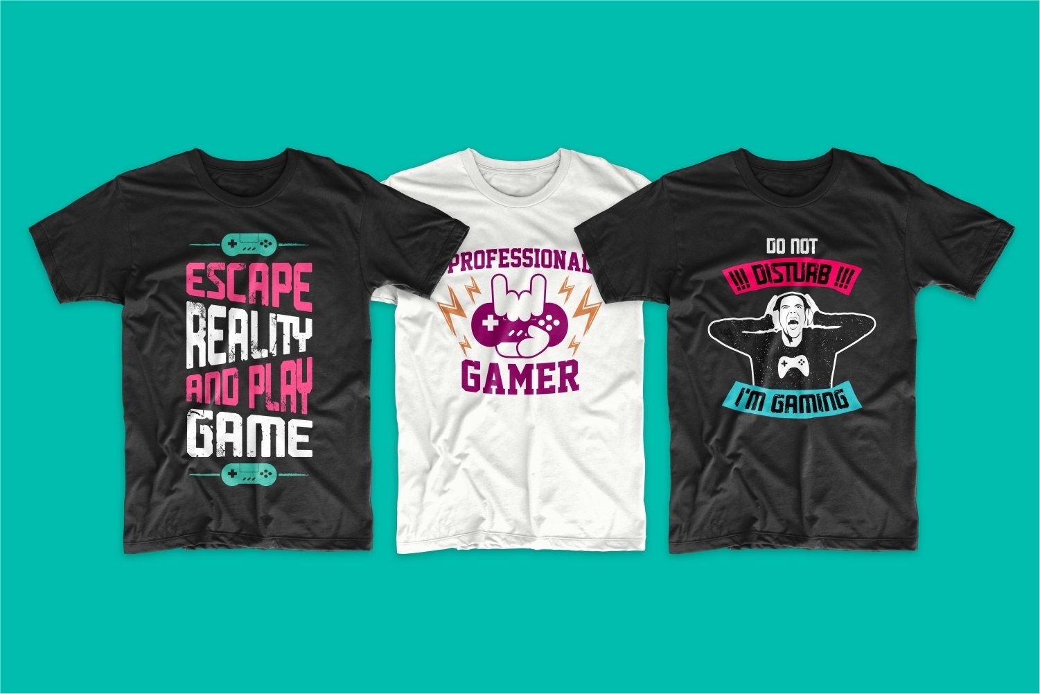 Download Gaming And Gamer T Shirt Design Vector Bundle Sublimation 1022673 Sublimation Design Bundles