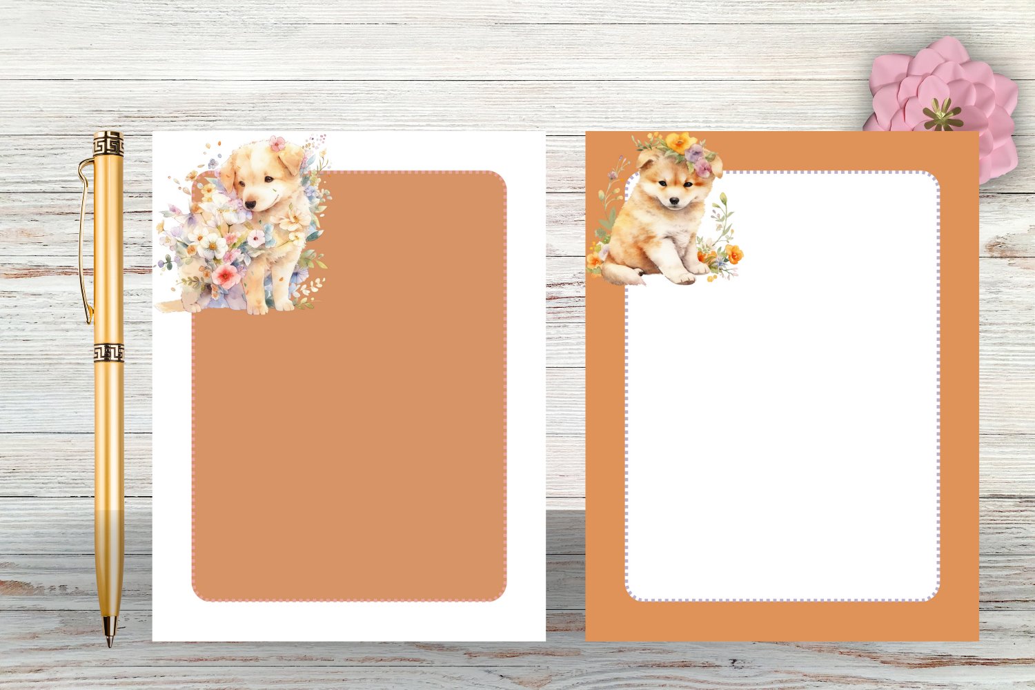 cute-dog-printable-stationery-set