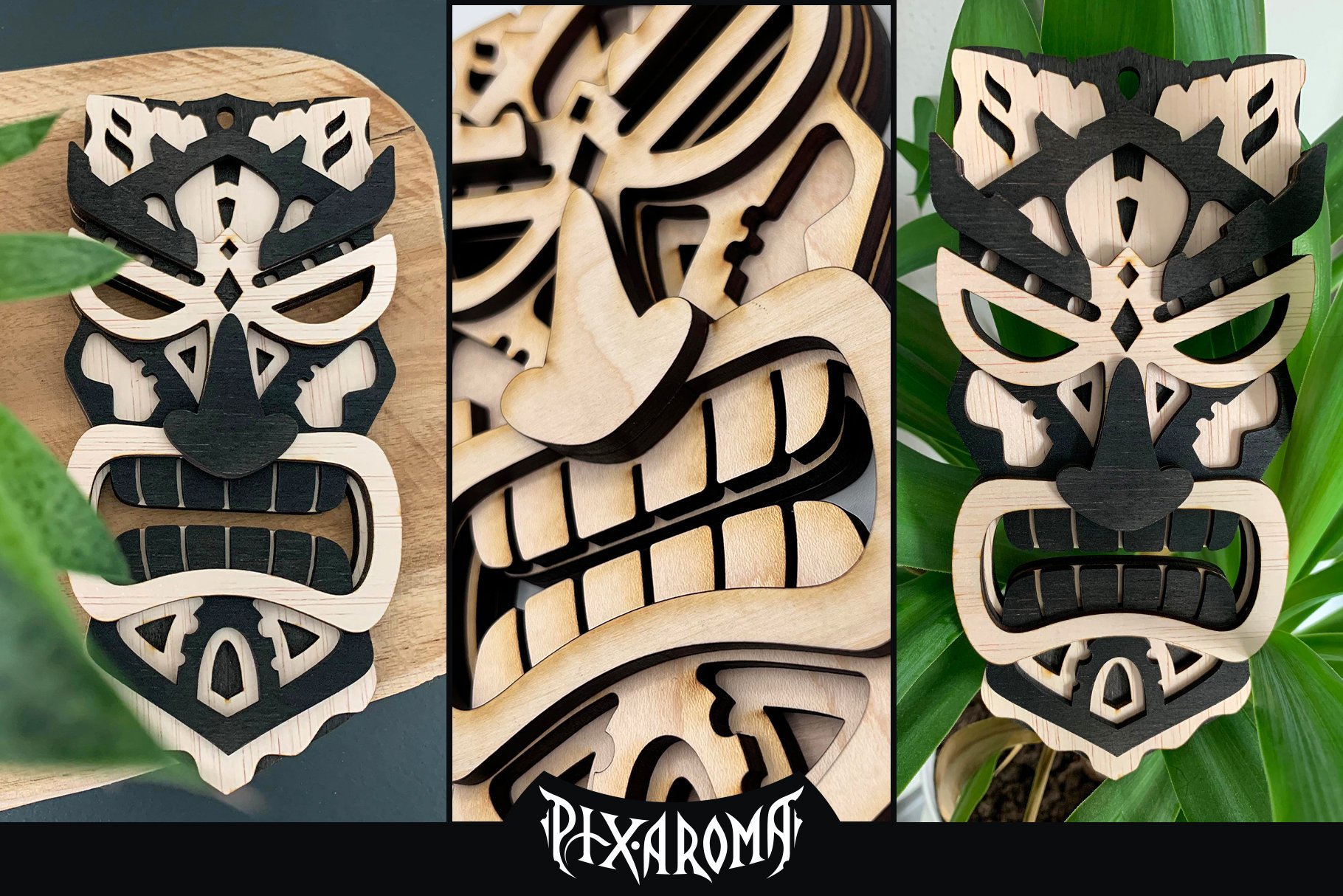 tribal-mask-3d-layered-svg-cut-file for Free Printable Tiki Mask Template Tribal Mask 3D Layered SVG Cut File for Free Printable Tiki Mask Template