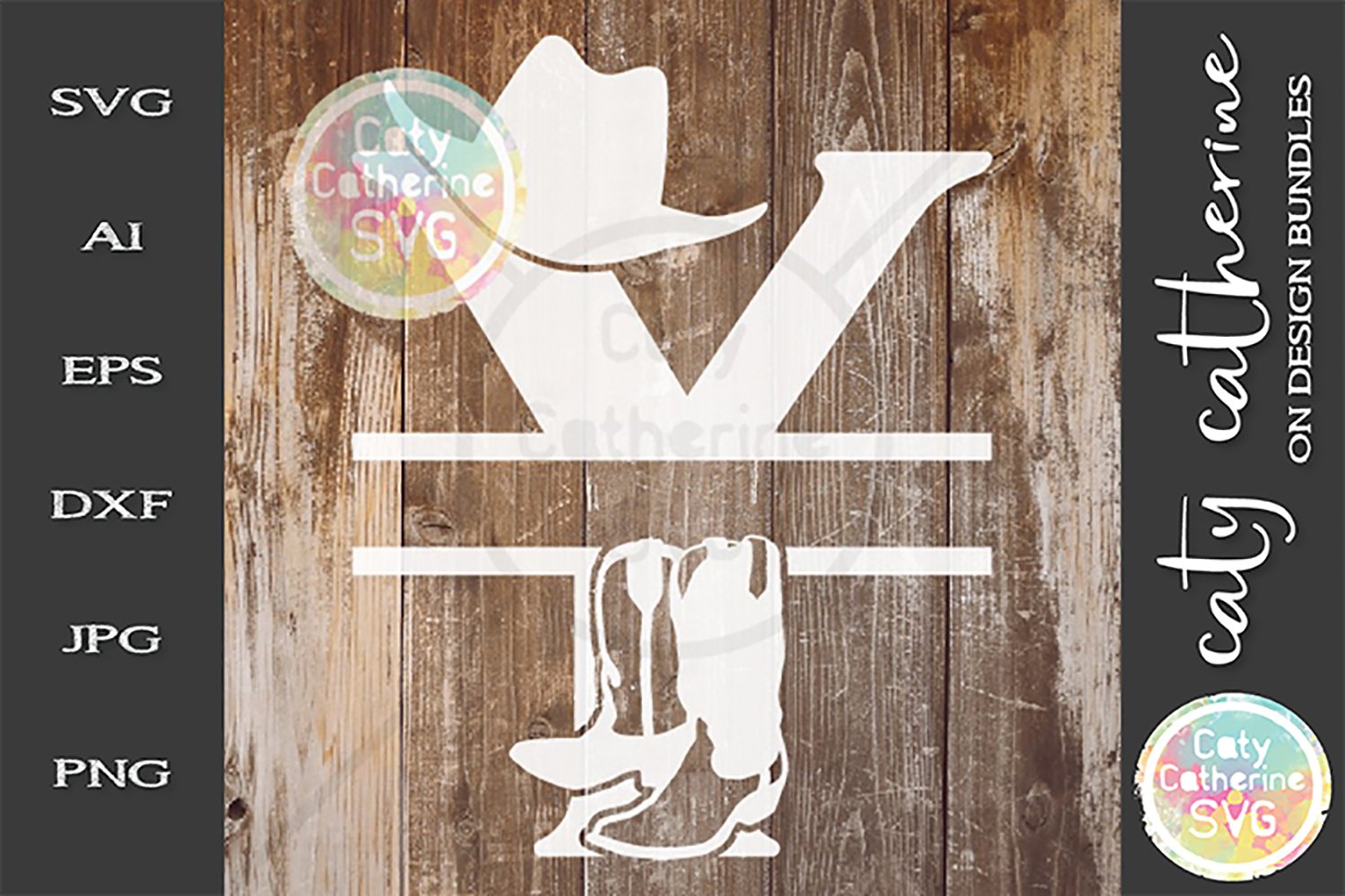 Download Letter Y Cowboy Monogram Svg Includes Cowboy Boots 248027 Svgs Design Bundles