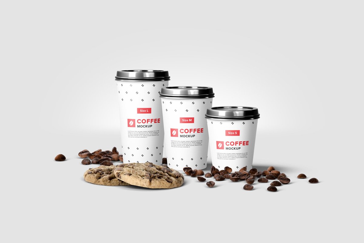 Download Coffee Mockup Scene Creator (41485) | Mockups | Design Bundles