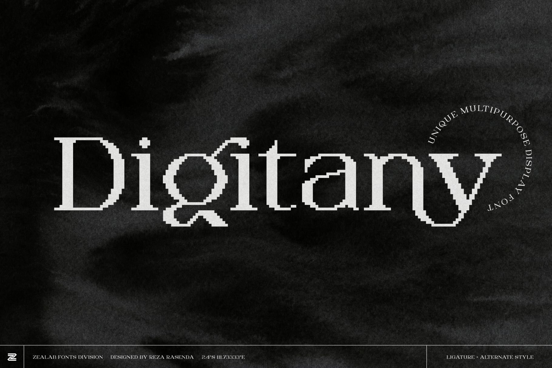 Digitany - Multipurpose Pixel-Serif Font