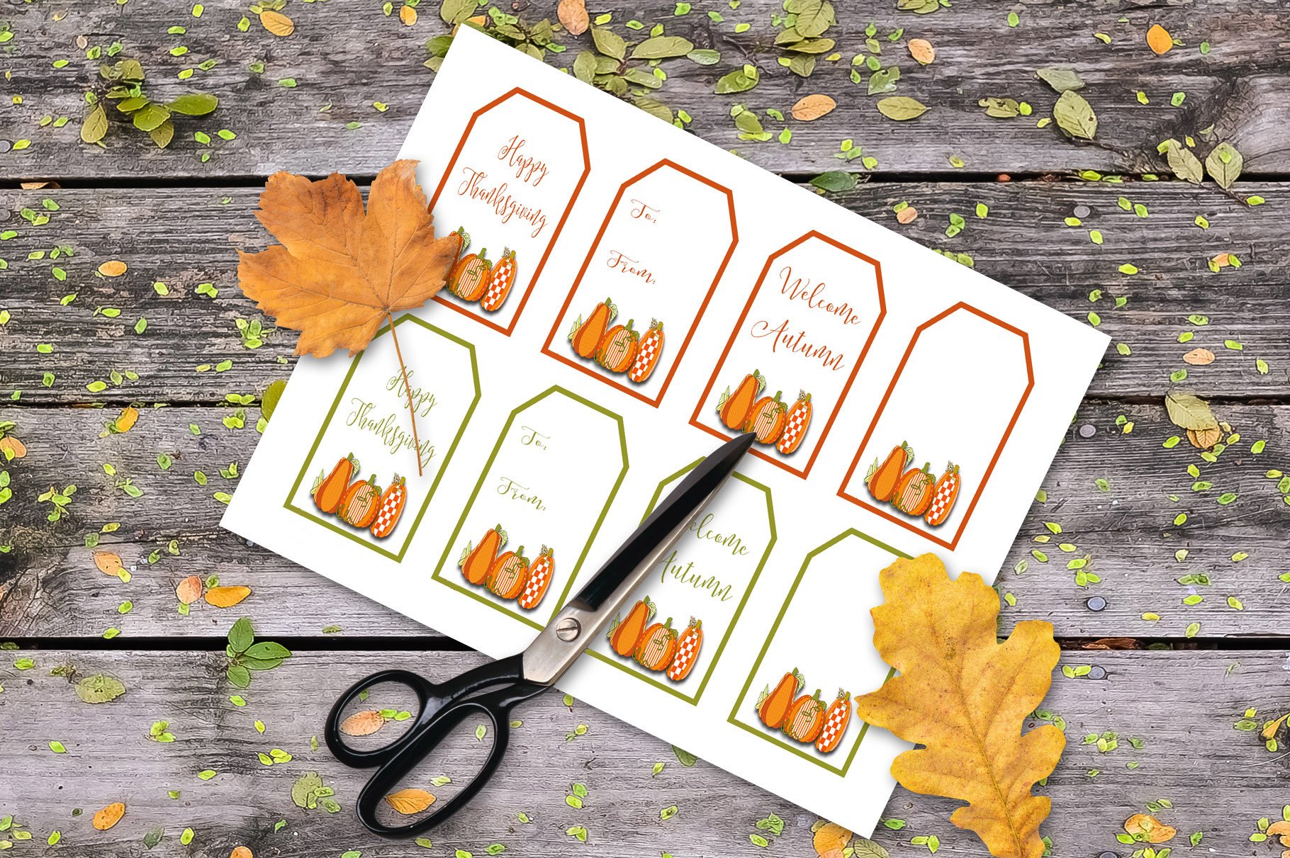 printable-autumn-gift-tags-pumpkin-trio-gift-tags for Free Printable Fall Gift Tags Printable Autumn Gift Tags, Pumpkin Trio Gift Tags for Free Printable Fall Gift Tags