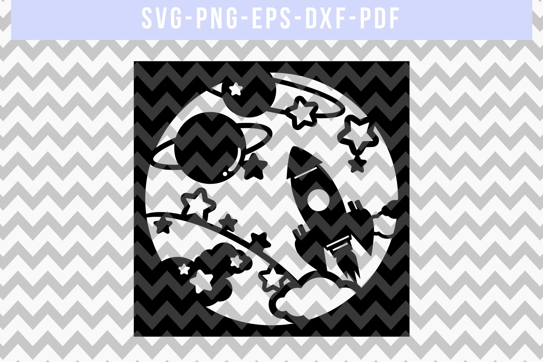 Download Space Rocket Papercut, Paper Cut Template, Space Nursery ...