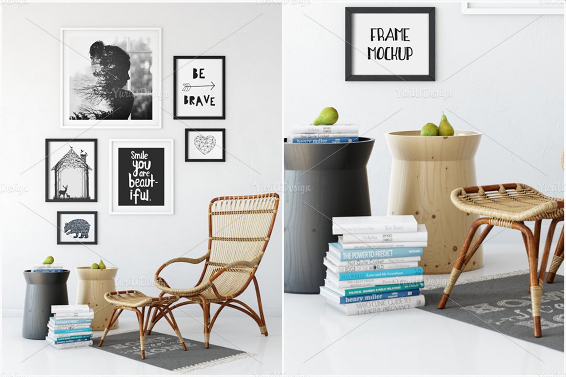 Download Frame Mockup Bundle Vol 1 15375 Mockups Design Bundles PSD Mockup Templates