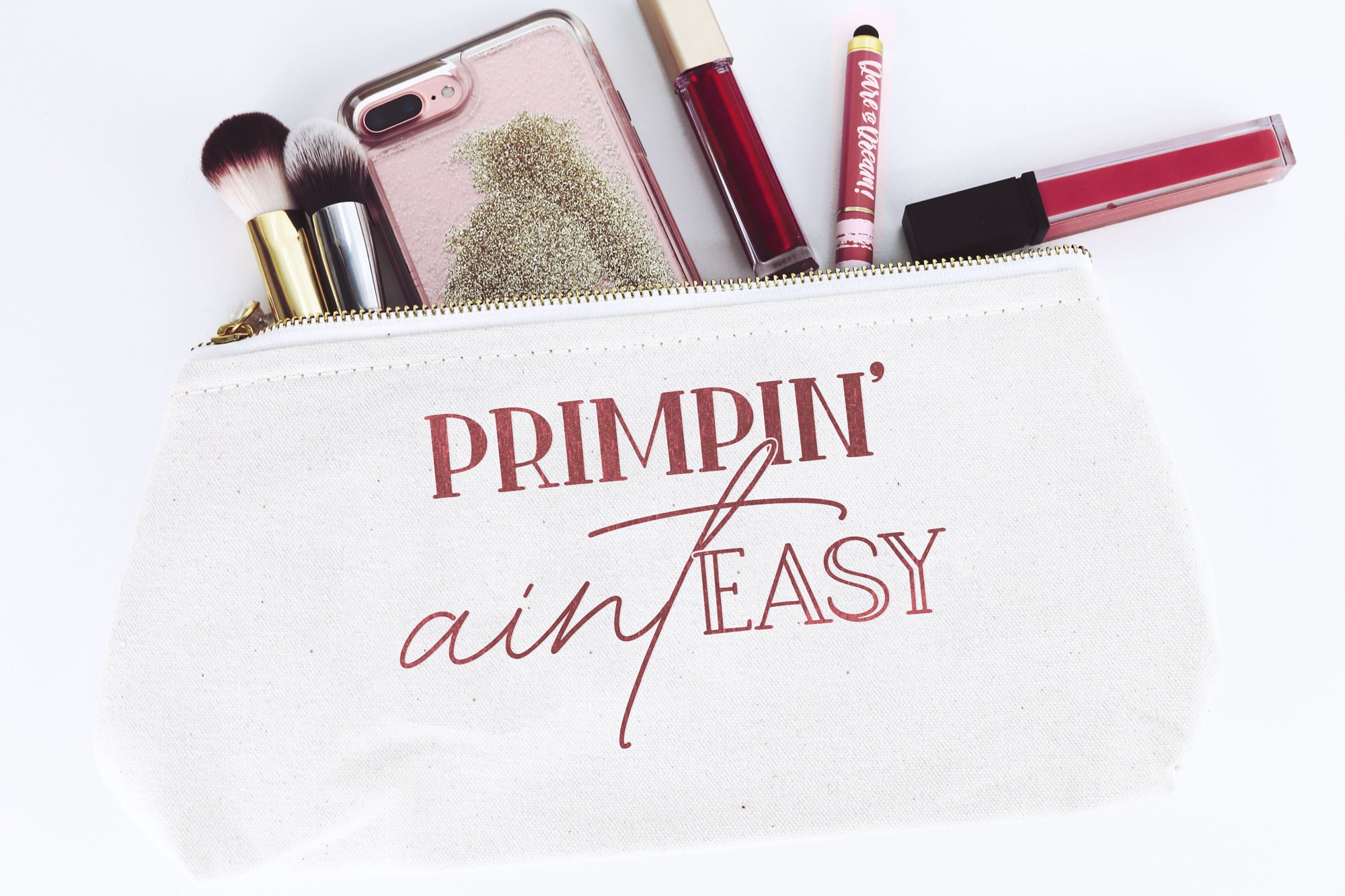 Primpin Aint Easy Hairstylist Makeup Artist SVG (474755) | Cut Files ...