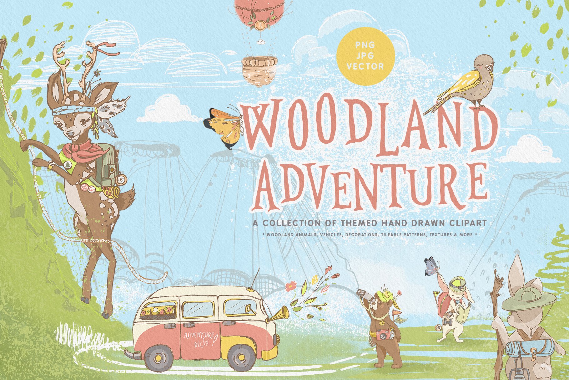 Woodland Adventures 183887 Illustrations Design Bundles