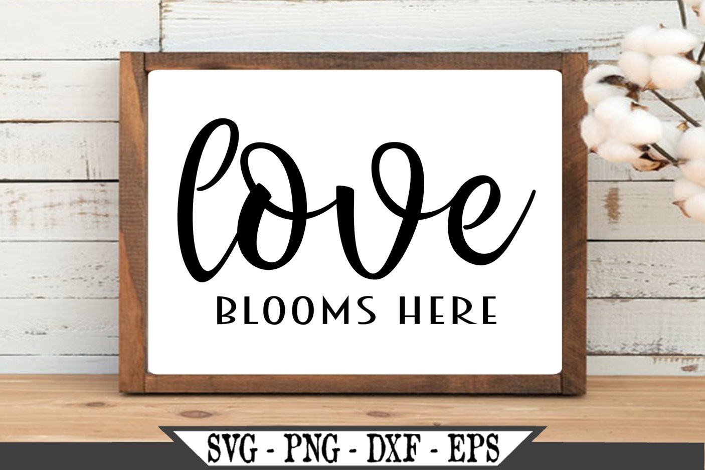 Love Blooms Here SVG (926471) Cut Files Design Bundles
