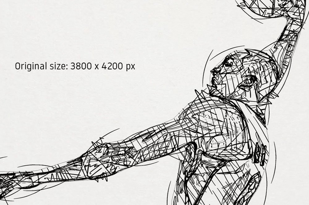 Rough Sketch (578807) Actions Design Bundles