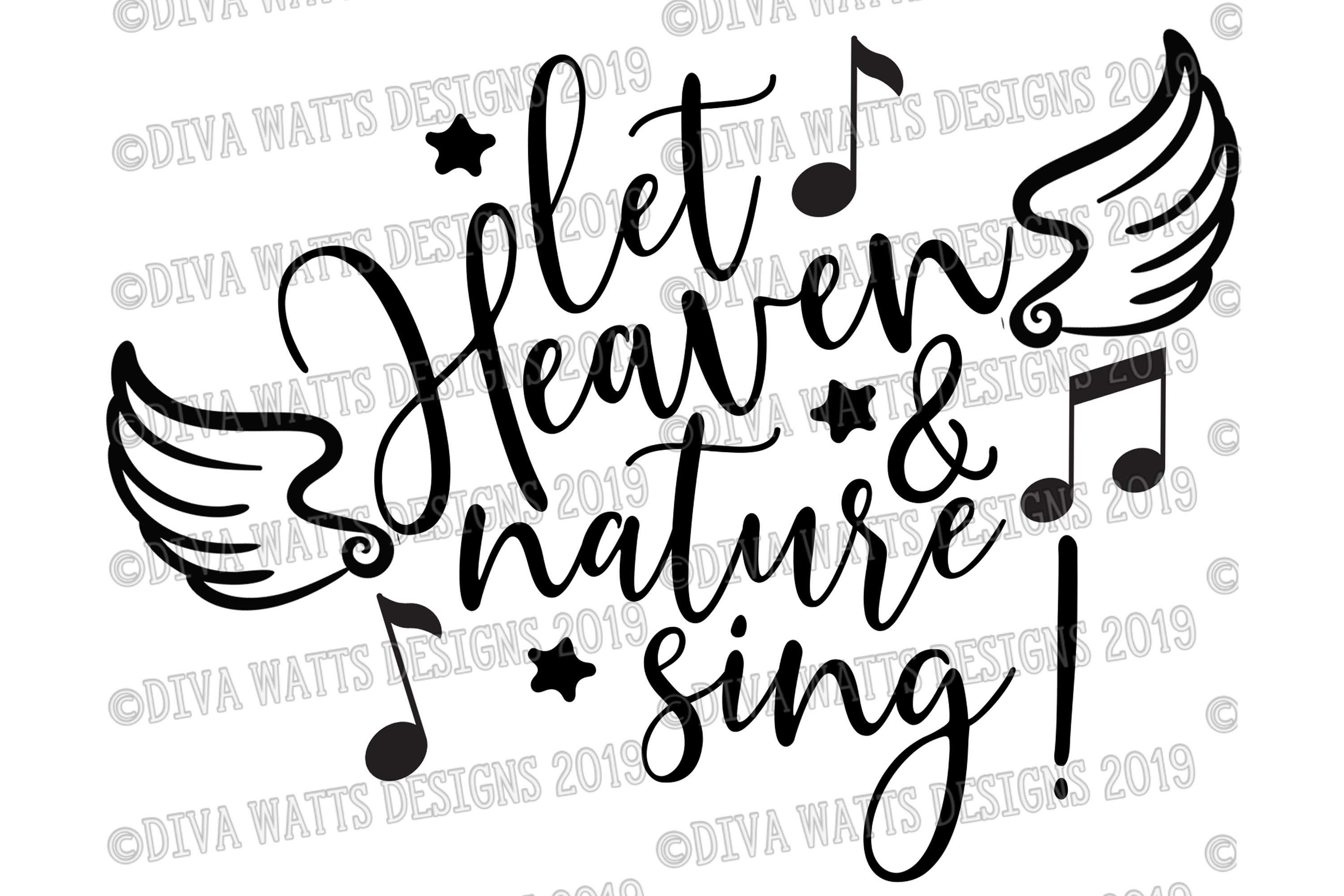 Let Heaven and Nature Sing! - Joy To The World - SVG DXF (390860 ...