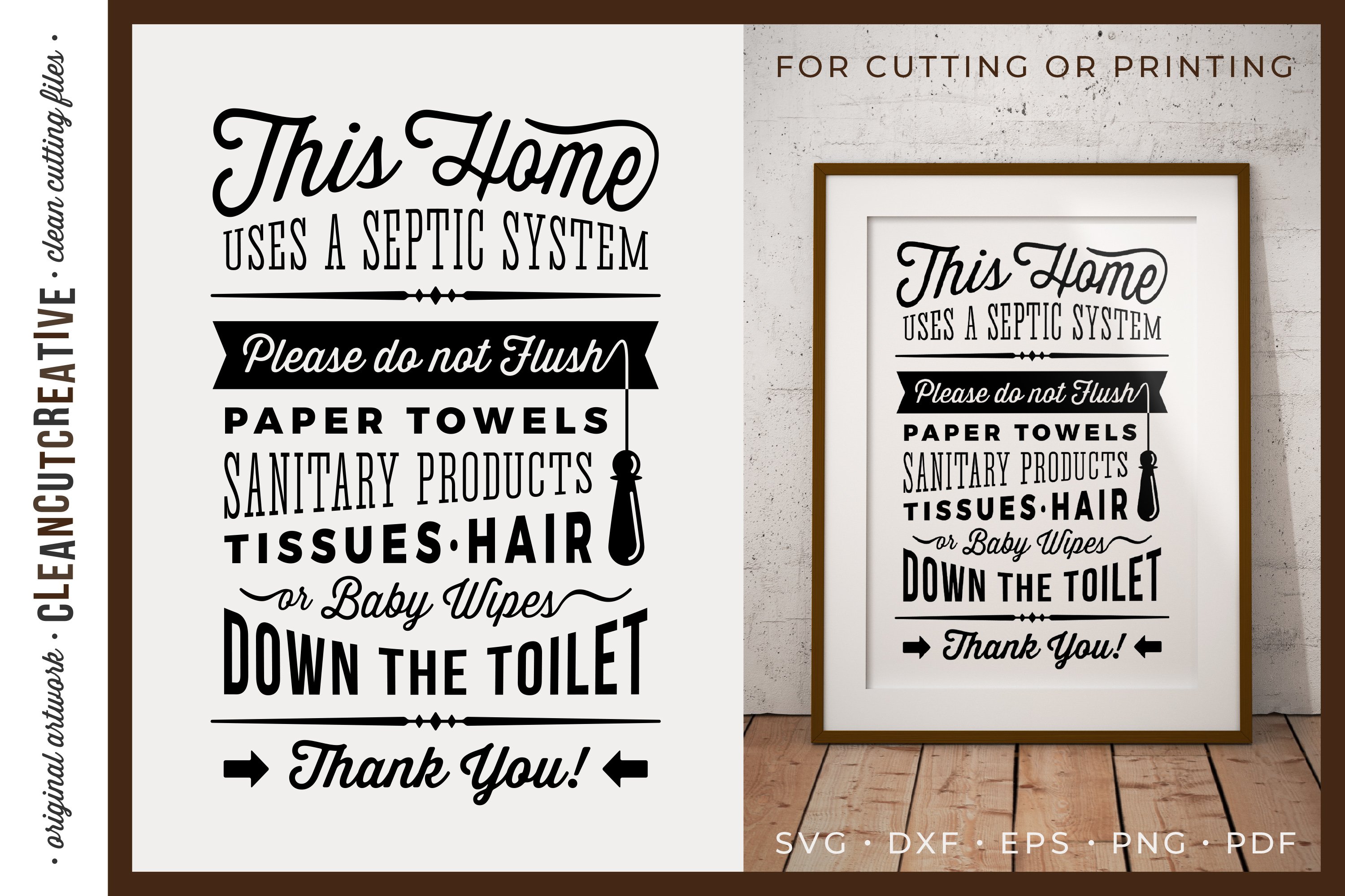 Free Printable Septic Signs