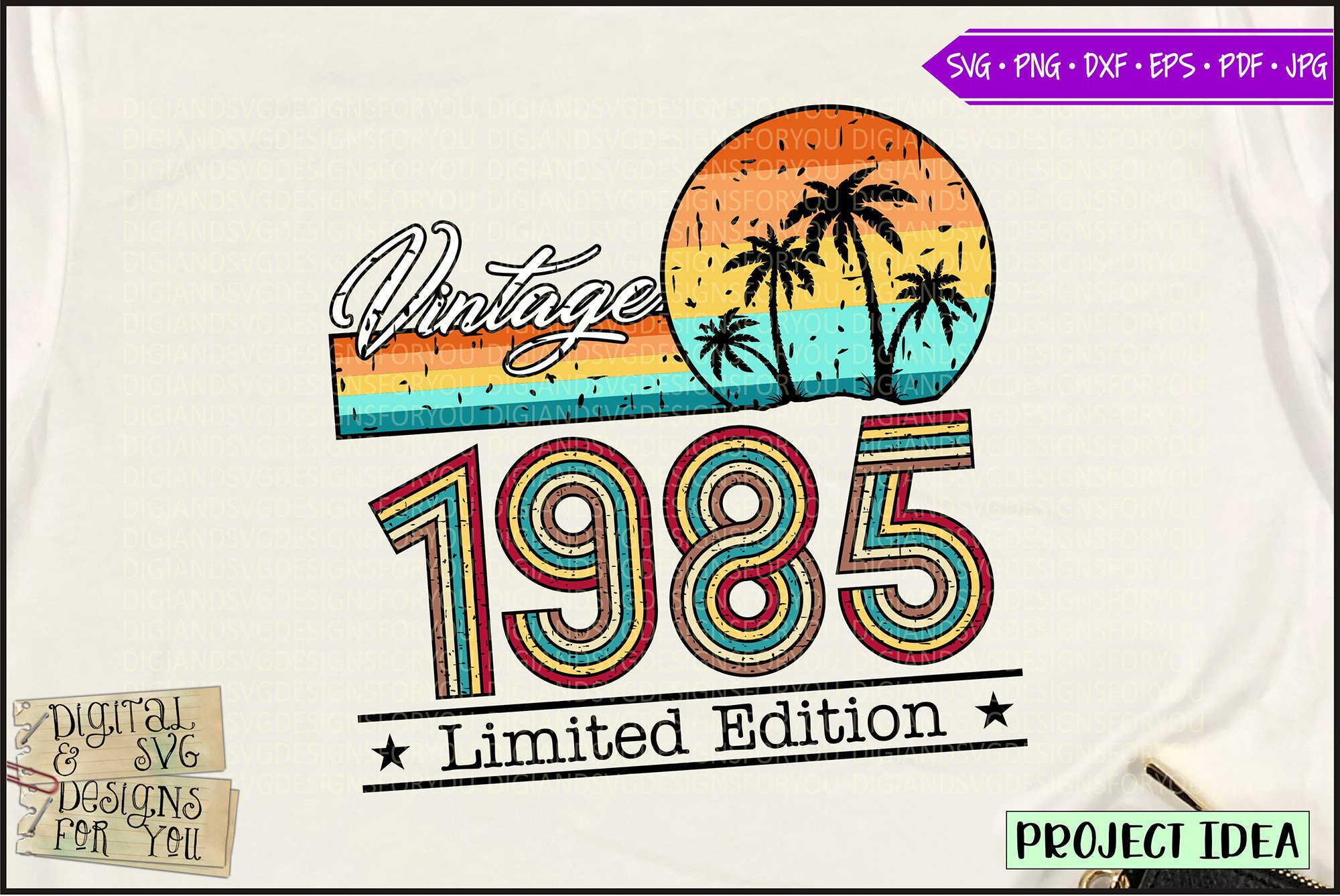 Limited Edition Vintage Birthday | Retro Birthday | DIY date (766480 ...