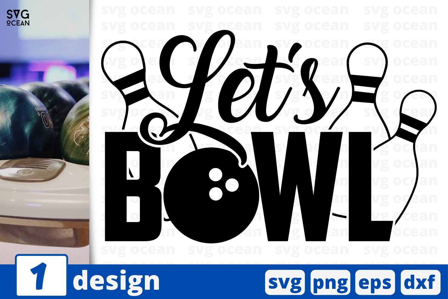 LET'S BOWL SVG CUT FILE Bowling quote and saying (750345) Cut Files Design Bundles
