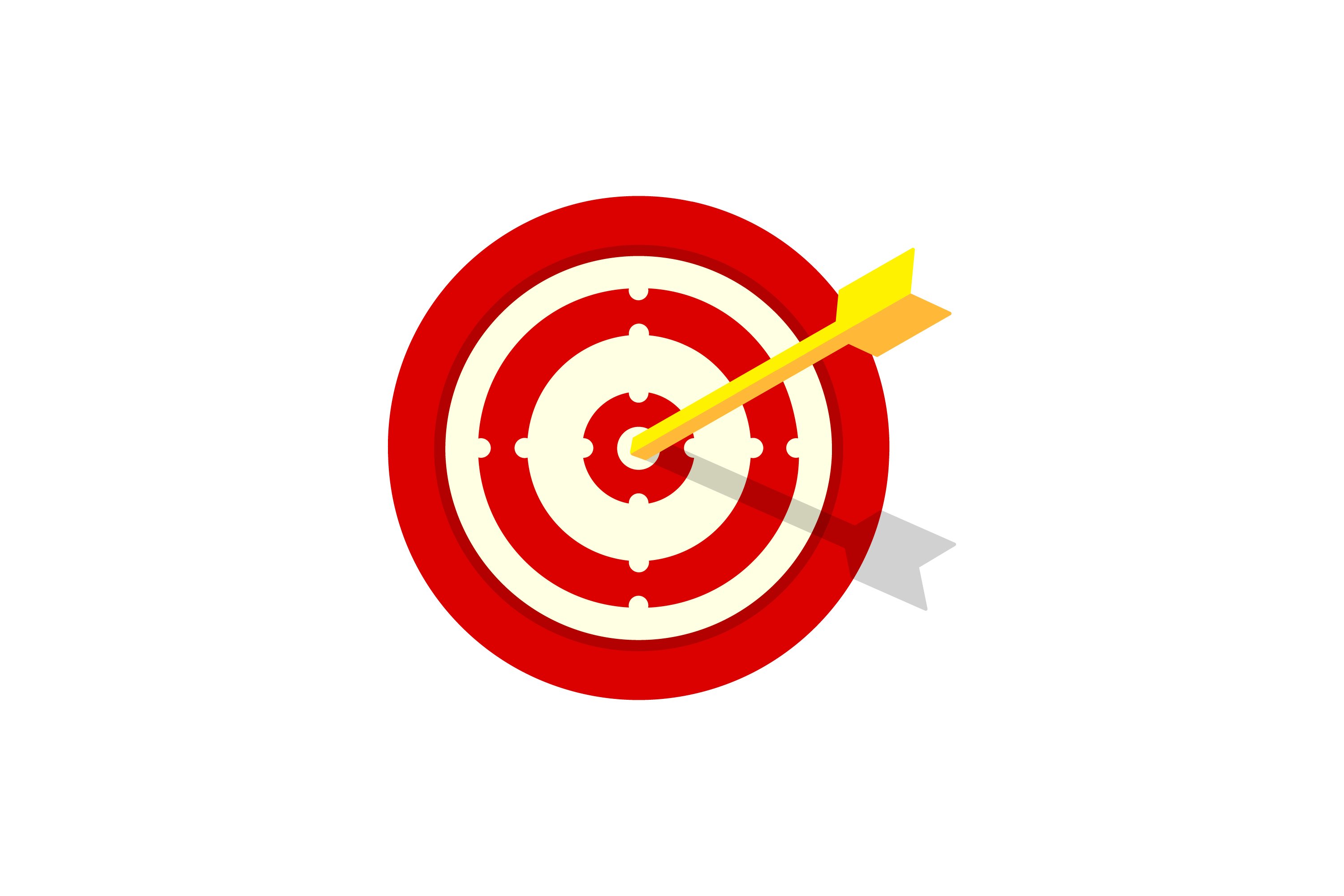 Mission Icon - Red Target for Goals