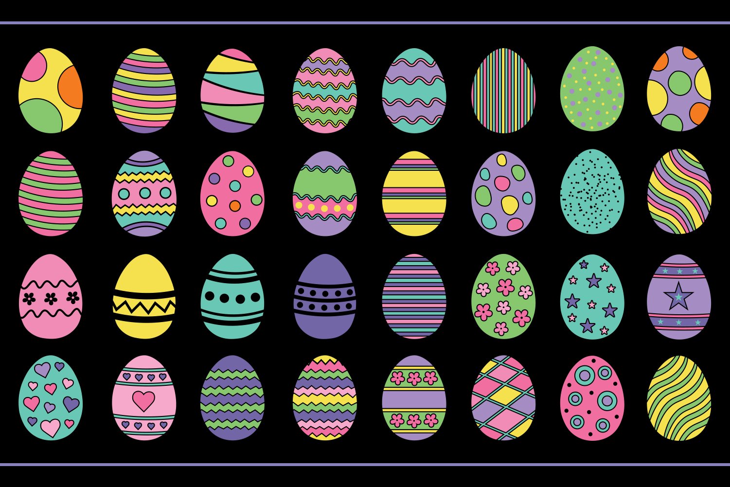 Download Easter Eggs Bundle Svg 523211 Svgs Design Bundles