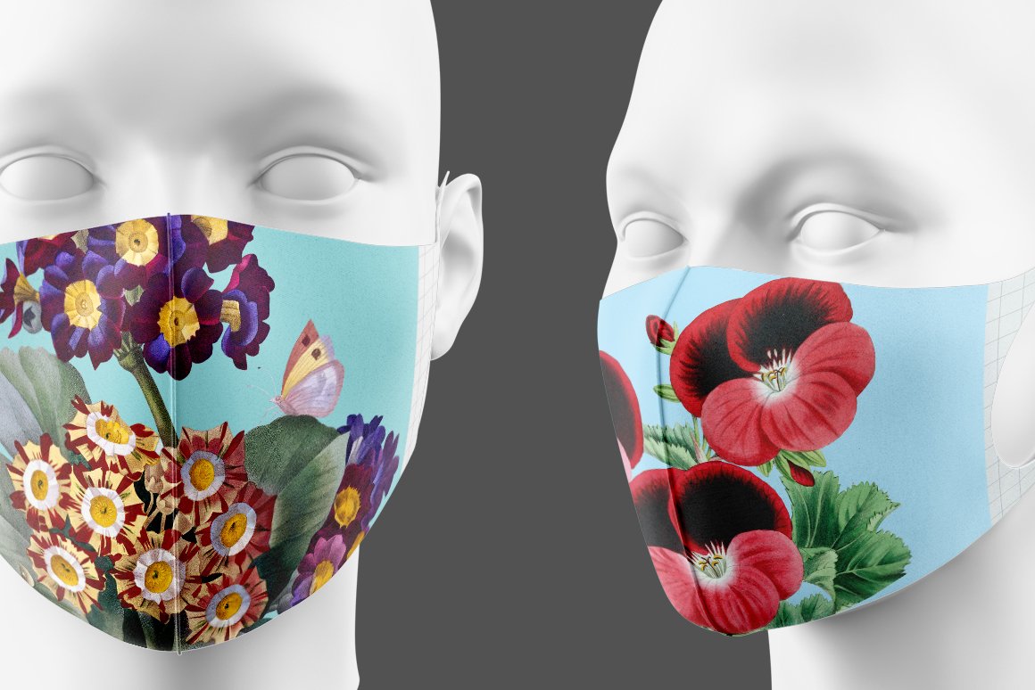 Face Mask Designs Sublimation (790326) Sublimation Design Bundles