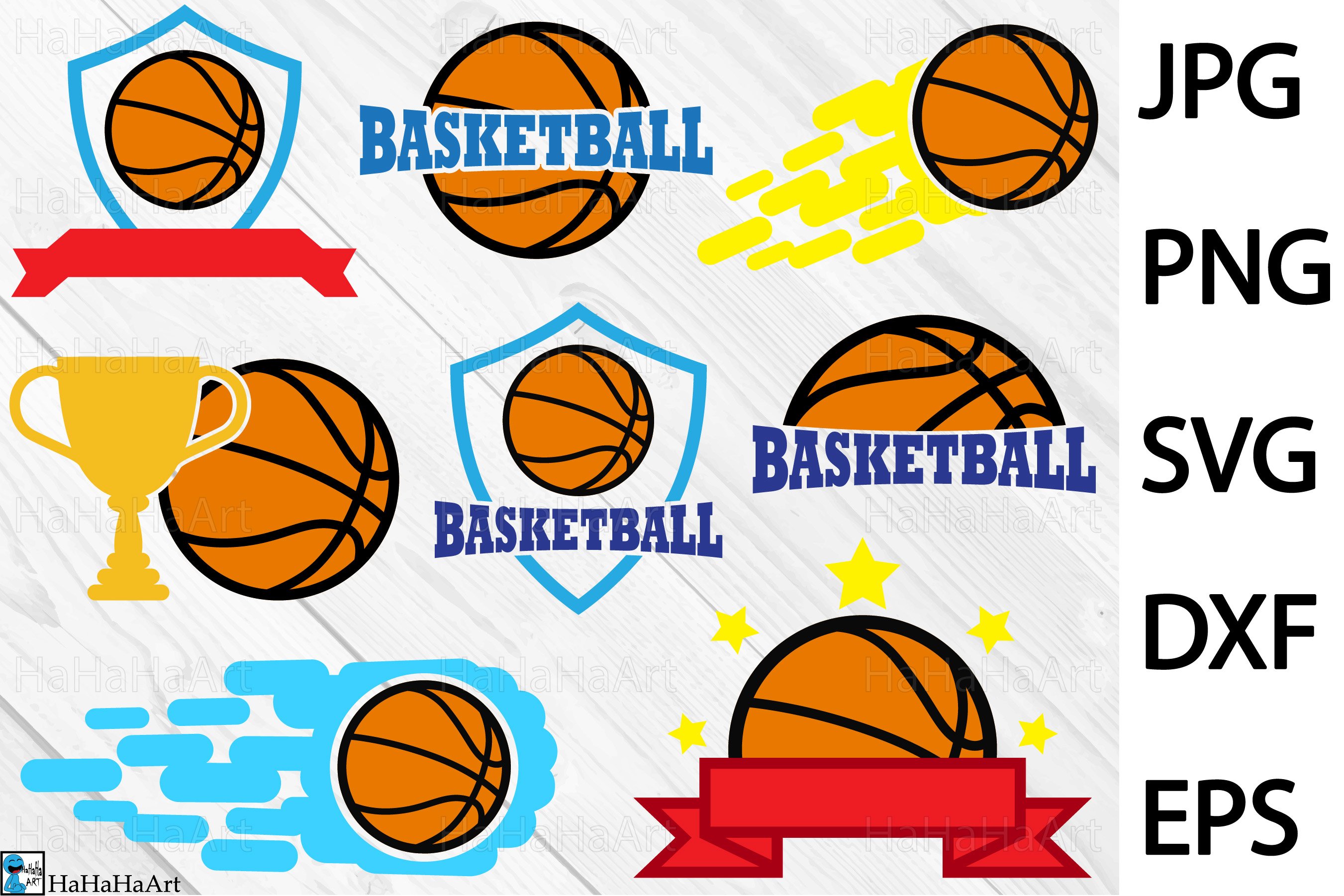 Basketball Logos Clip Art