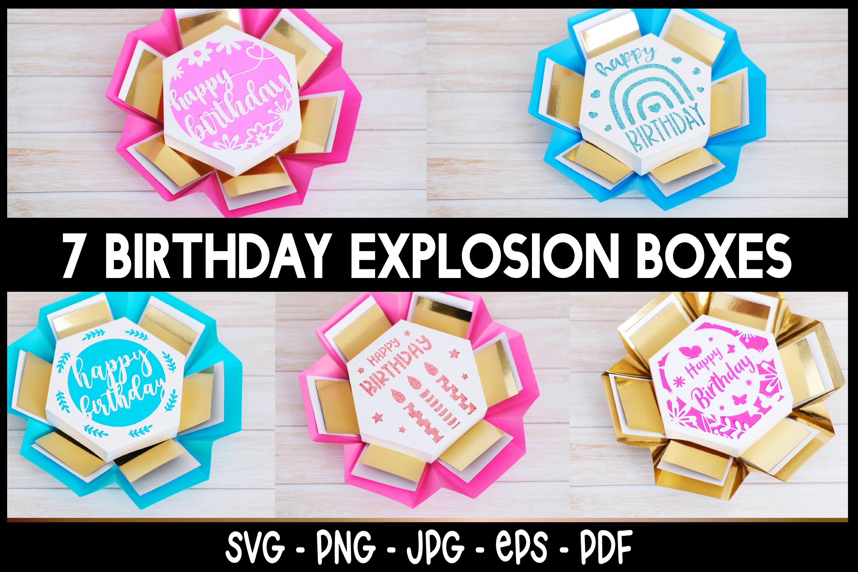 Explosion Box Silhouette
