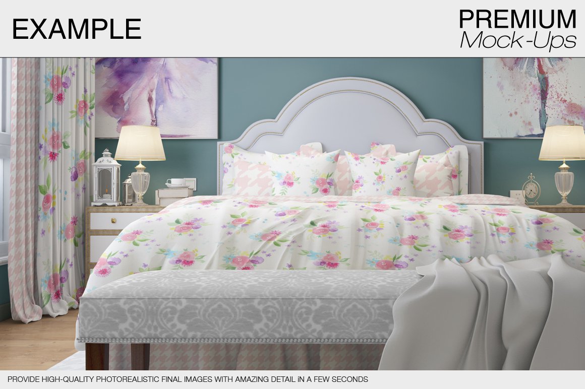 Bedding Mockup Set example image 20