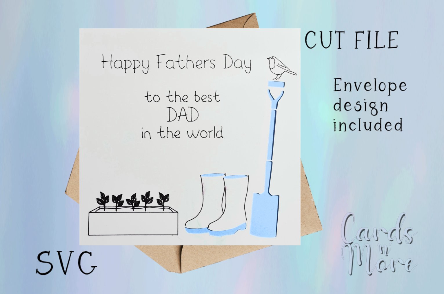 Image 2 for Fathers Day Card Template