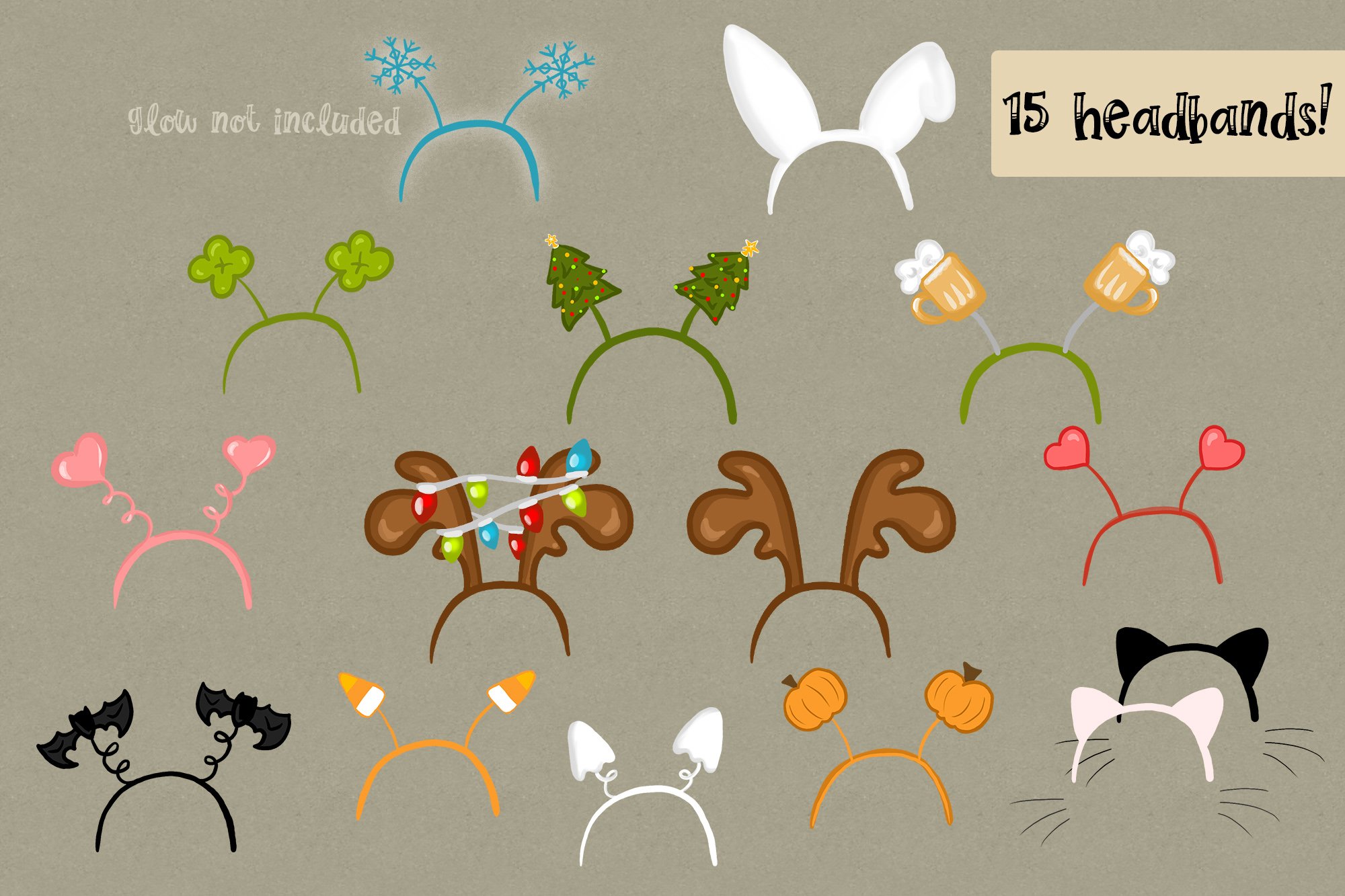 Holiday Headbands Expansion PackBuild a BundleDIY bundle (481069