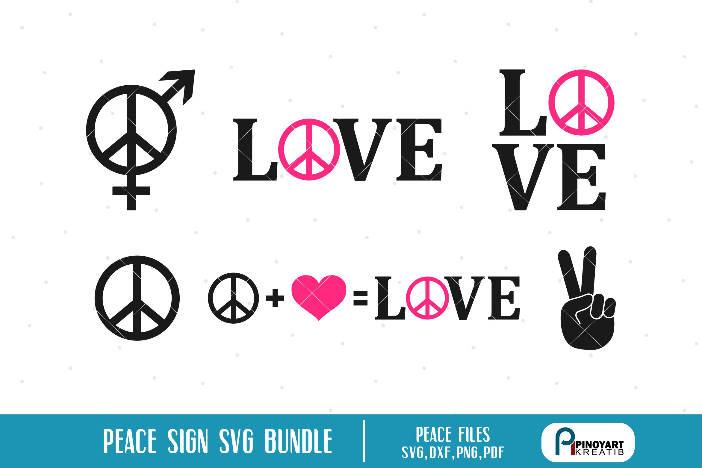 & peace 様　　専用 Peace Sign Svg Files