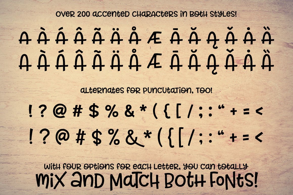 Allspice a fun mixedcase font! (13789) Sans Serif Font Bundles